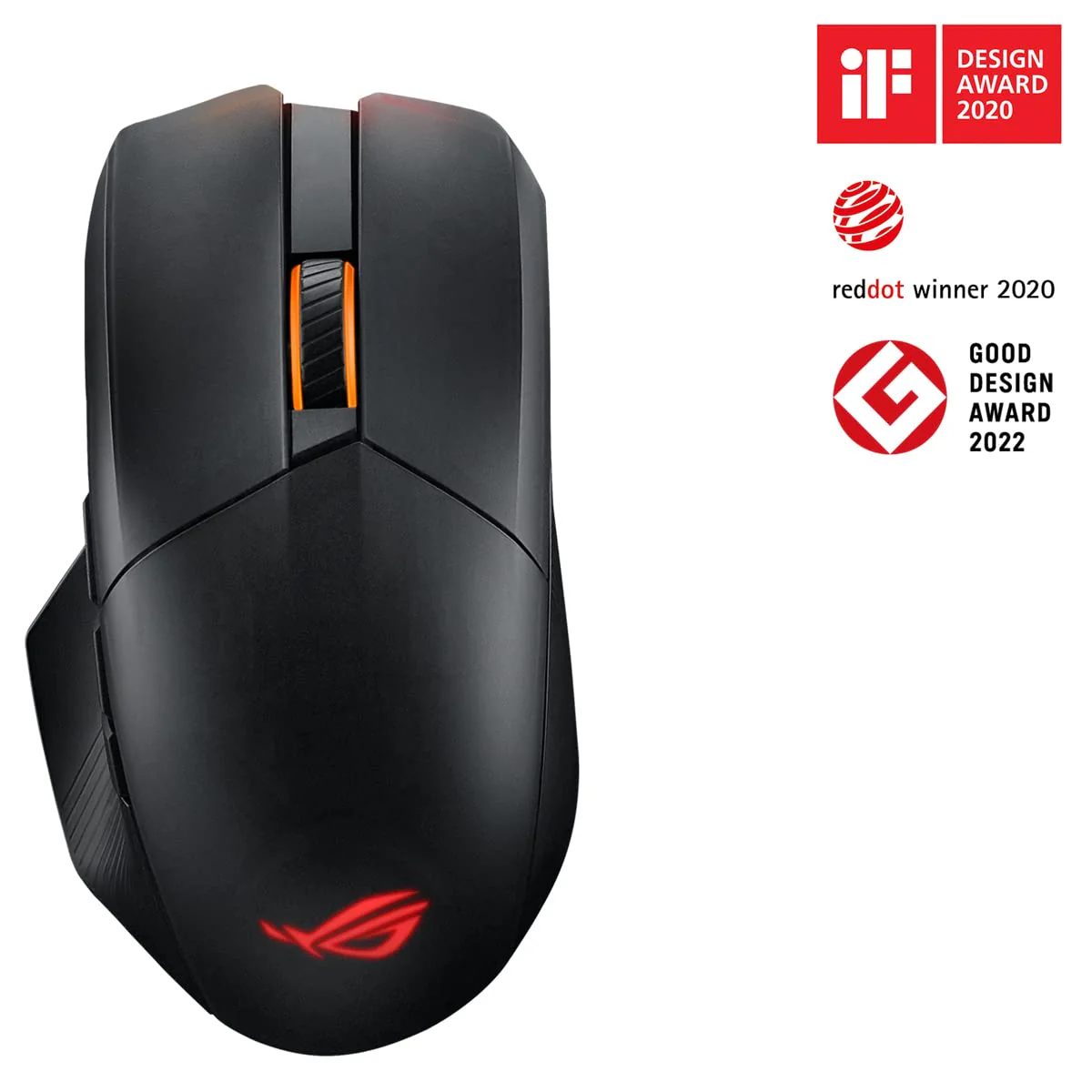 ASUS ROG Chakram X Origin kabellose RGB Gaming Maus (ROG AimPoint-Sensor, 36.000 dpi, Polling-Rate 8000 Hz, RF 2,4 GHz / Bluetooth / kabelgebunden, 11 programmierbare Tasten, Joystick, schwarz) - Image 17
