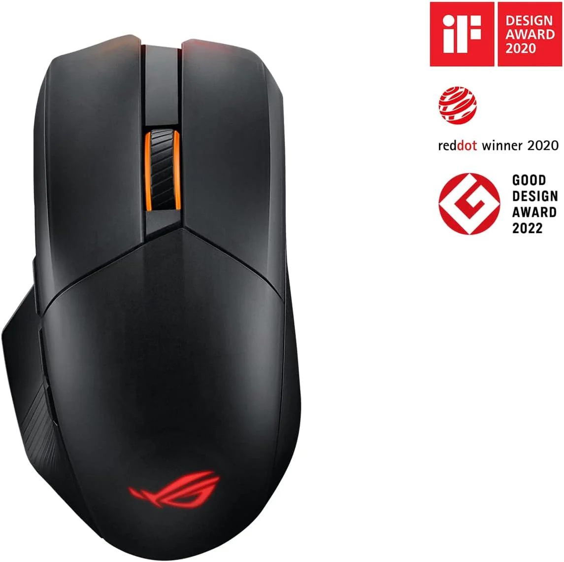 ASUS ROG Chakram X Origin kabellose RGB Gaming Maus (ROG AimPoint-Sensor, 36.000 dpi, Polling-Rate 8000 Hz, RF 2,4 GHz / Bluetooth / kabelgebunden, 11 programmierbare Tasten, Joystick, schwarz) - Image 18