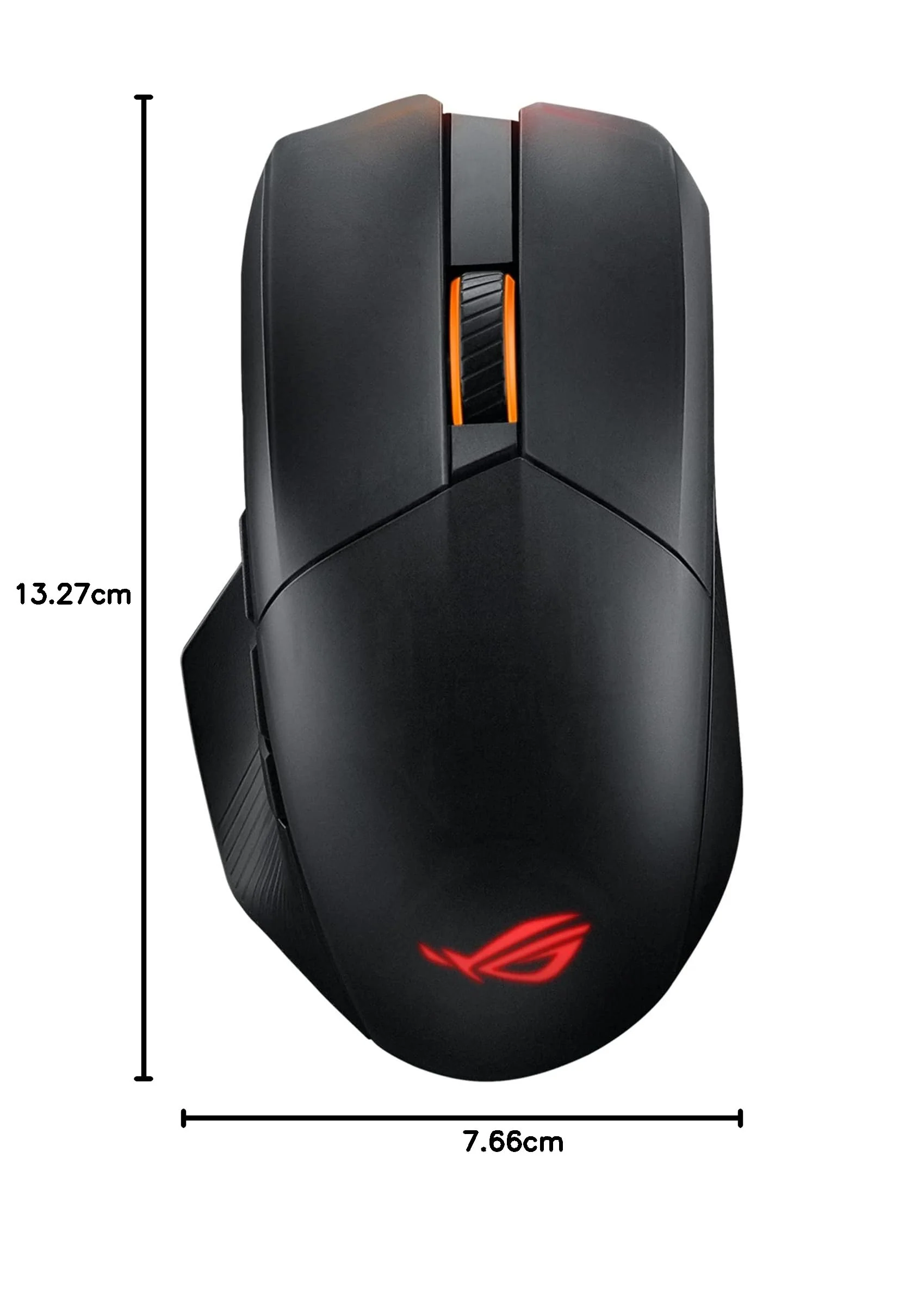 ASUS ROG Chakram X Origin kabellose RGB Gaming Maus (ROG AimPoint-Sensor, 36.000 dpi, Polling-Rate 8000 Hz, RF 2,4 GHz / Bluetooth / kabelgebunden, 11 programmierbare Tasten, Joystick, schwarz) - Image 7