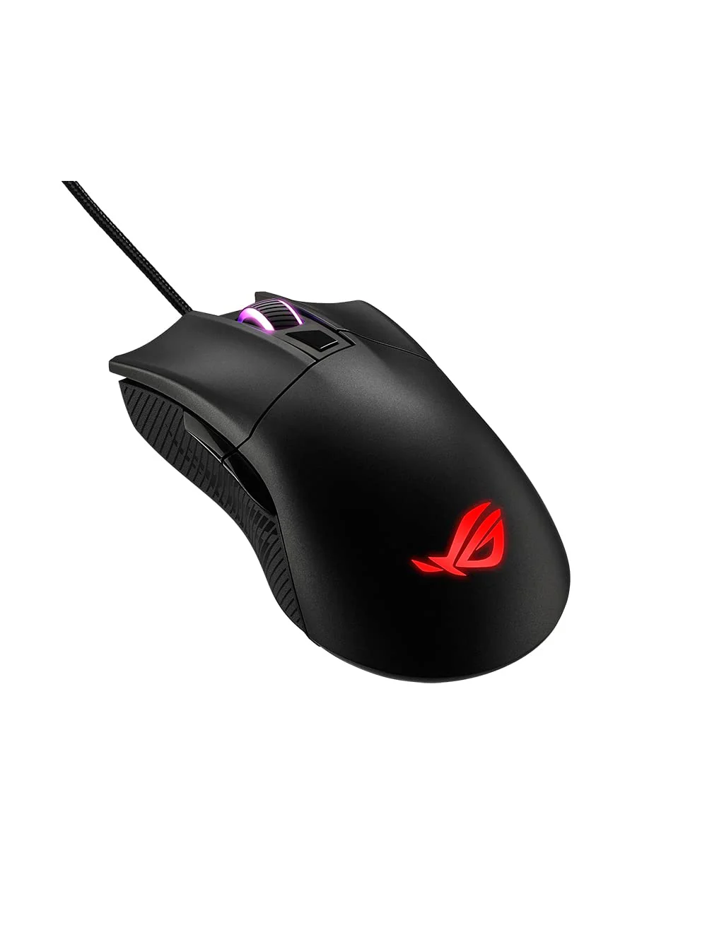 Asus ROG Gladius II Core Gaming-Maus (6200 DPI Sensor, Aura Sync Beleuchtung, Abnehmbare Schalter) schwarz - Image 6
