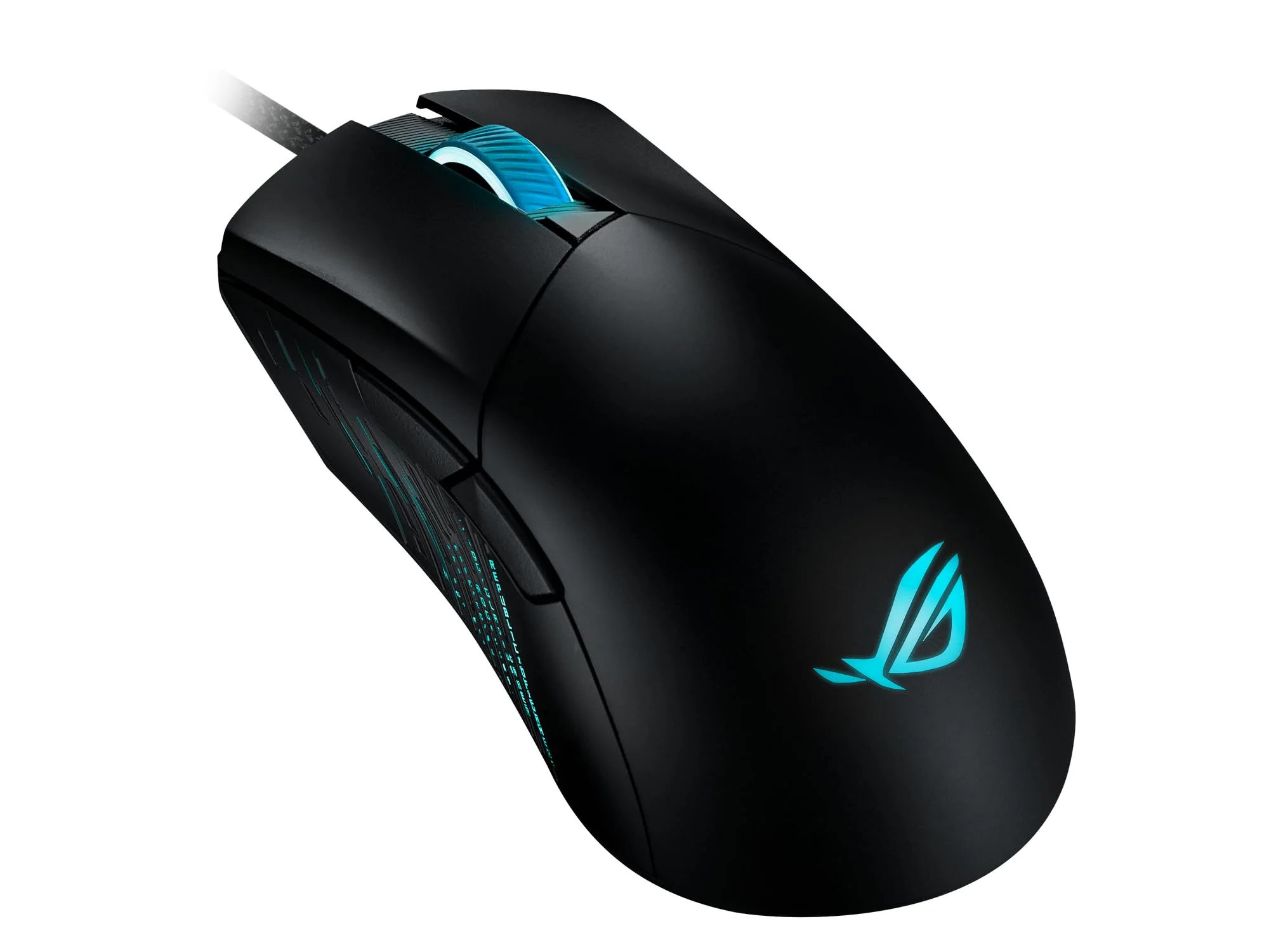 ASUS ROG Gladius III asymmetrische FPS-Gaming-Maus (19.000 DPI-Sensor (bis zu 26.000 DPI skalierbar), Push-Fit-Schaltersockel II, Zero-Click-Latenz, ROG-Paracord-Kabel, Aura Sync), Schwarz - Image 4