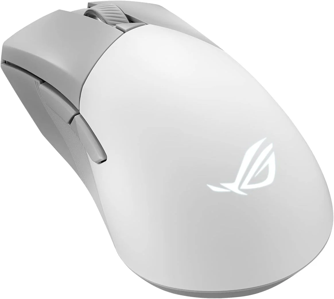 ASUS ROG Gladius III Wireless AimPoint White RGB Gaming Maus (optischer ROG AimPoint-Sensor, 36.000 DPI, 650 IPS, ROG Micro Switches, ergonomisch, 2,4-GHz, Bluetooth, USB, weiß) - Image 18