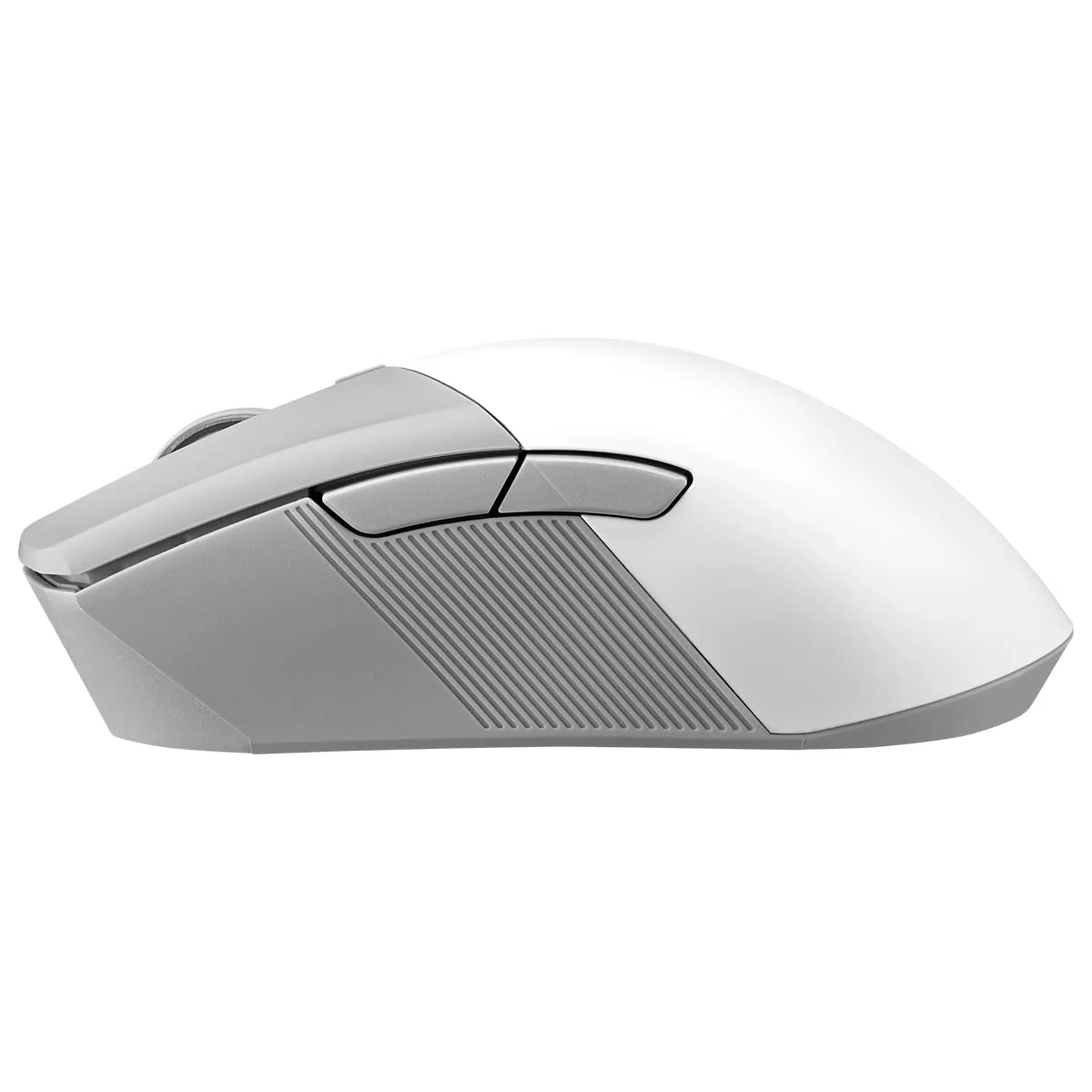 ASUS ROG Gladius III Wireless AimPoint White RGB Gaming Maus (optischer ROG AimPoint-Sensor, 36.000 DPI, 650 IPS, ROG Micro Switches, ergonomisch, 2,4-GHz, Bluetooth, USB, weiß) - Image 4