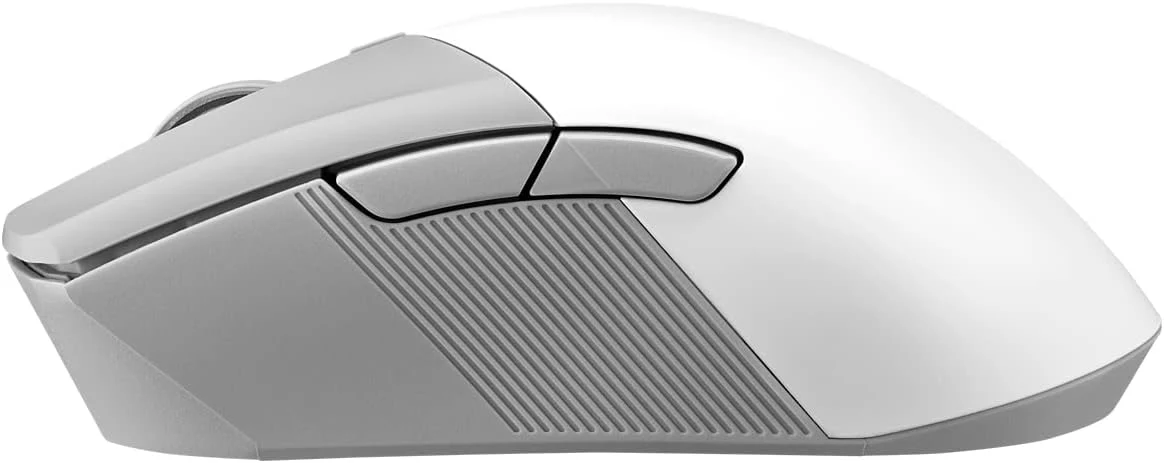 ASUS ROG Gladius III Wireless AimPoint White RGB Gaming Maus (optischer ROG AimPoint-Sensor, 36.000 DPI, 650 IPS, ROG Micro Switches, ergonomisch, 2,4-GHz, Bluetooth, USB, weiß) - Image 5