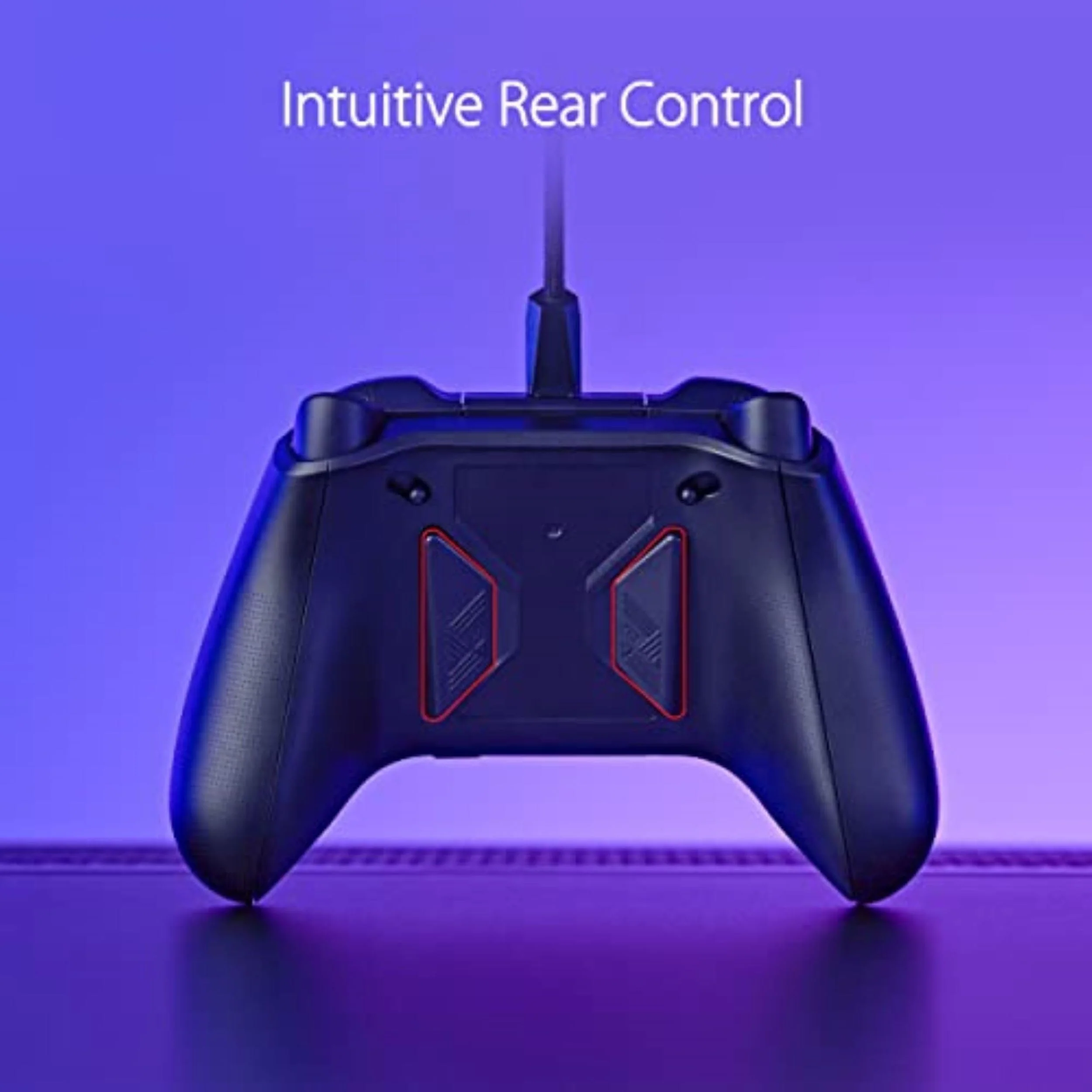 ASUS ROG Raikiri PC Controller (einstellbare Trigger und Joystick-Empfindlichkeit, Tasten auf der Rückseite, Aura RGB Beleuchtung, ESS DAC, 3,5-mm Kopfhörerbuchse, Stummschalttaste, PC, Laptop, Xbox) - Image 3