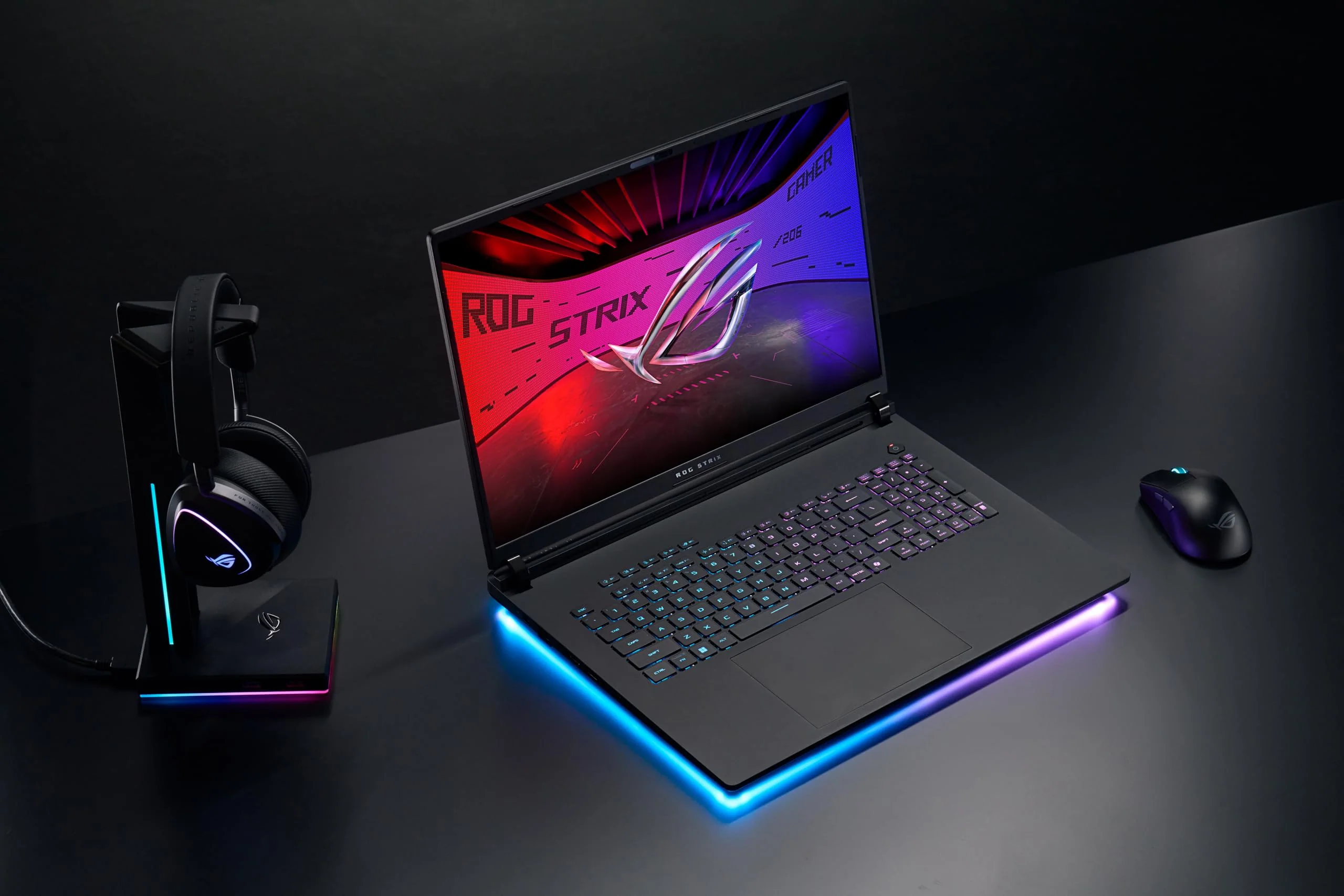 ASUS ROG Strix G18 G814FP Laptop | 18" 2,5K 240Hz/3ms 16:10 IPS Display | AMD Ryzen 9 9955HX | 32GB RAM | 1TB SSD | NVIDIA RTX 5070 | Win11 Home | QWERTZ | Eclipse Gray | 3Monate GamePass - Image 2