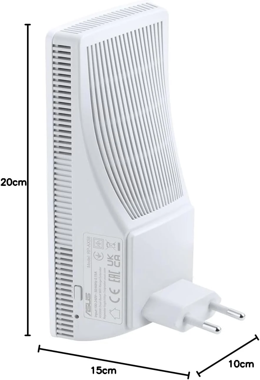 ASUS RP-AX58 AX3000 Dualband WiFi 6 Range Extender/AiMesh Extender (160 MHz Bandbreite auf 5GHz Kanälen, Einrichtung per App, große Kompatibilität) - Image 15