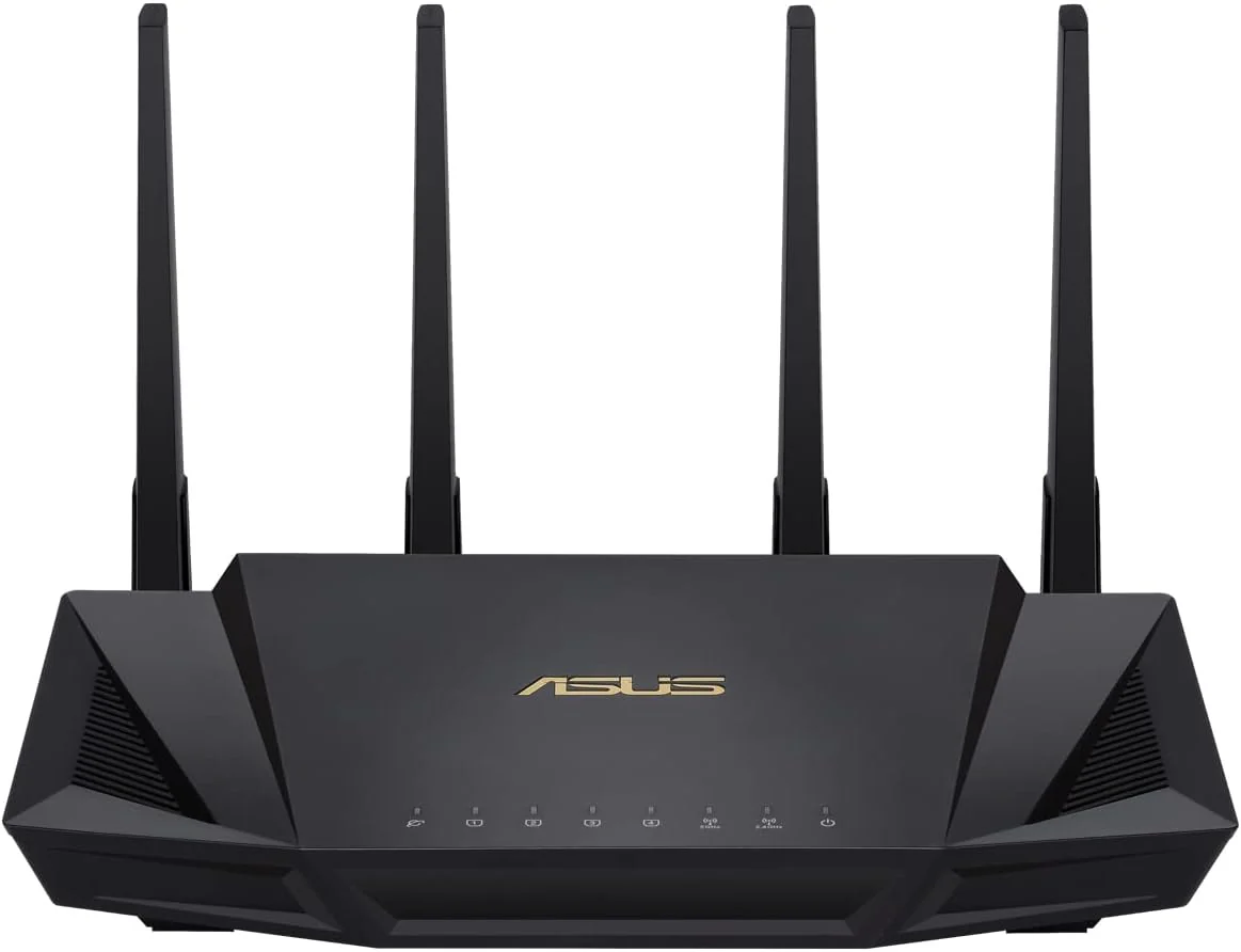 Asus RT-AX58U Router kombinierbarer Router (Tethering als 4G und 5G Router-Ersatz, Ai Mesh WLAN System, WiFi 6 AX3000, Dual-Band, 4x Gigabit LAN, 1.5 GHz TC CPU, AiProtection, USB 3.0, 160 MHz) - Image 3