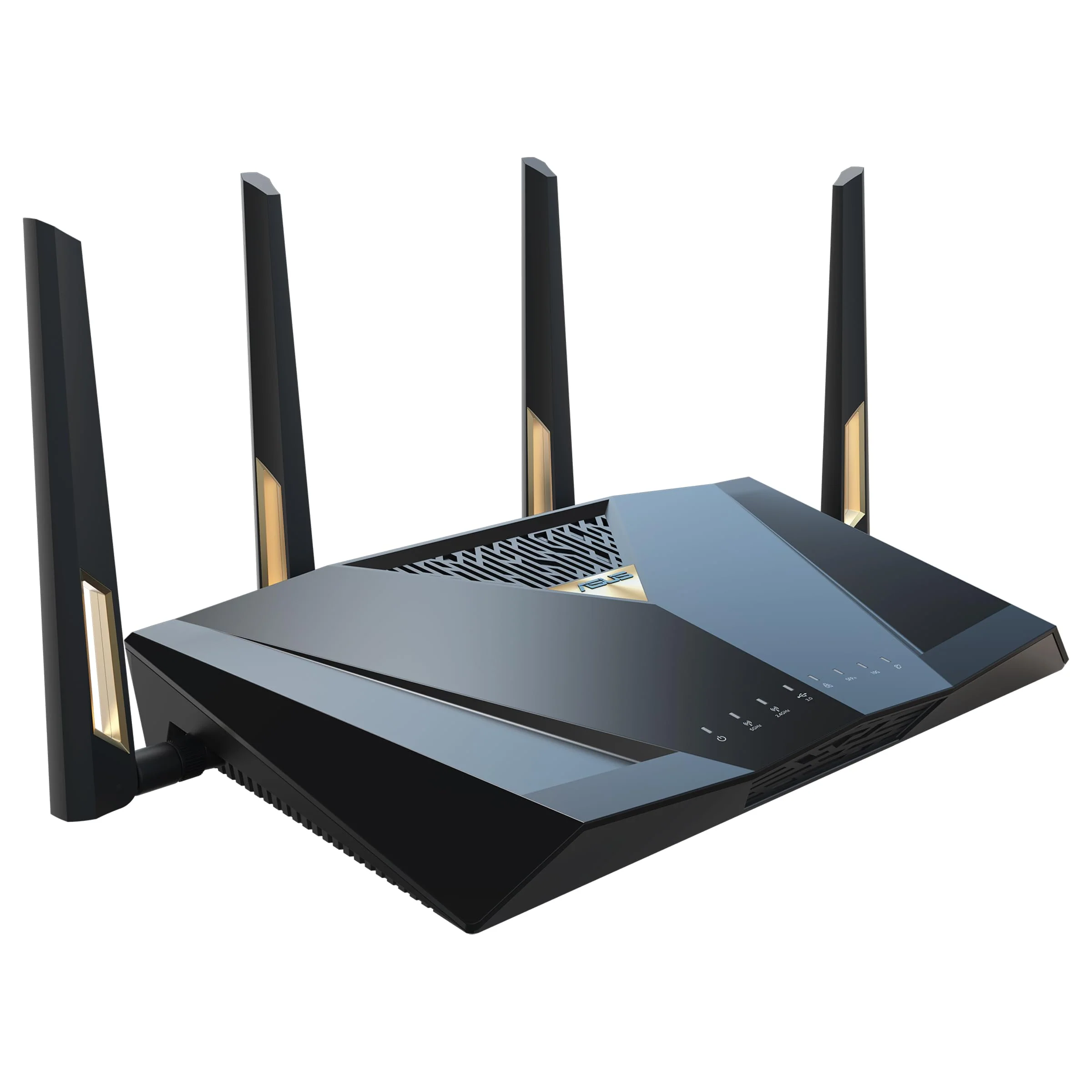 ASUS RT-BE88U Dualband WiFi 7 AiMesh Extendable Performance Dual-Band Router (WiFi 7, 4K-QAM, MLO, 2X 10G Ports, SFP+, 4X 2.5G Ports, Vier 1G Ports, bis zu 5X SSIDs, 34G WAN-LAN Kapazität, VPNs) - Image 3