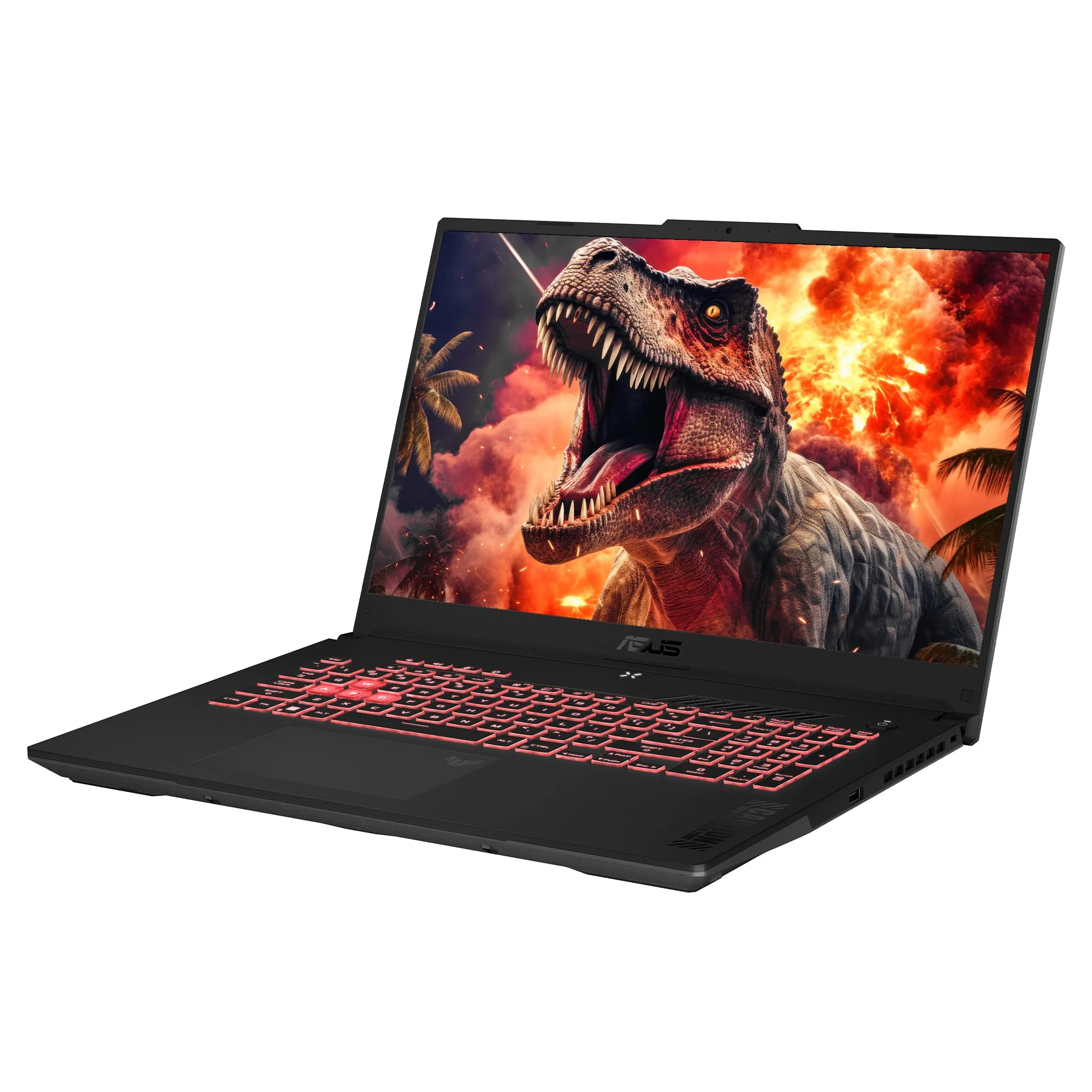 ASUS TUF A17 Gaming Laptop, AMD Ryzen 7-7435HS, 64 GB DDR5 RAM, 2 TB PCIe SSD, 17.3" FHD Display, Nvidia GeForce RTX 4050, 1-Zone RGB QWERTZ Tastatur, Windows 11 Home, Grau - Image 8