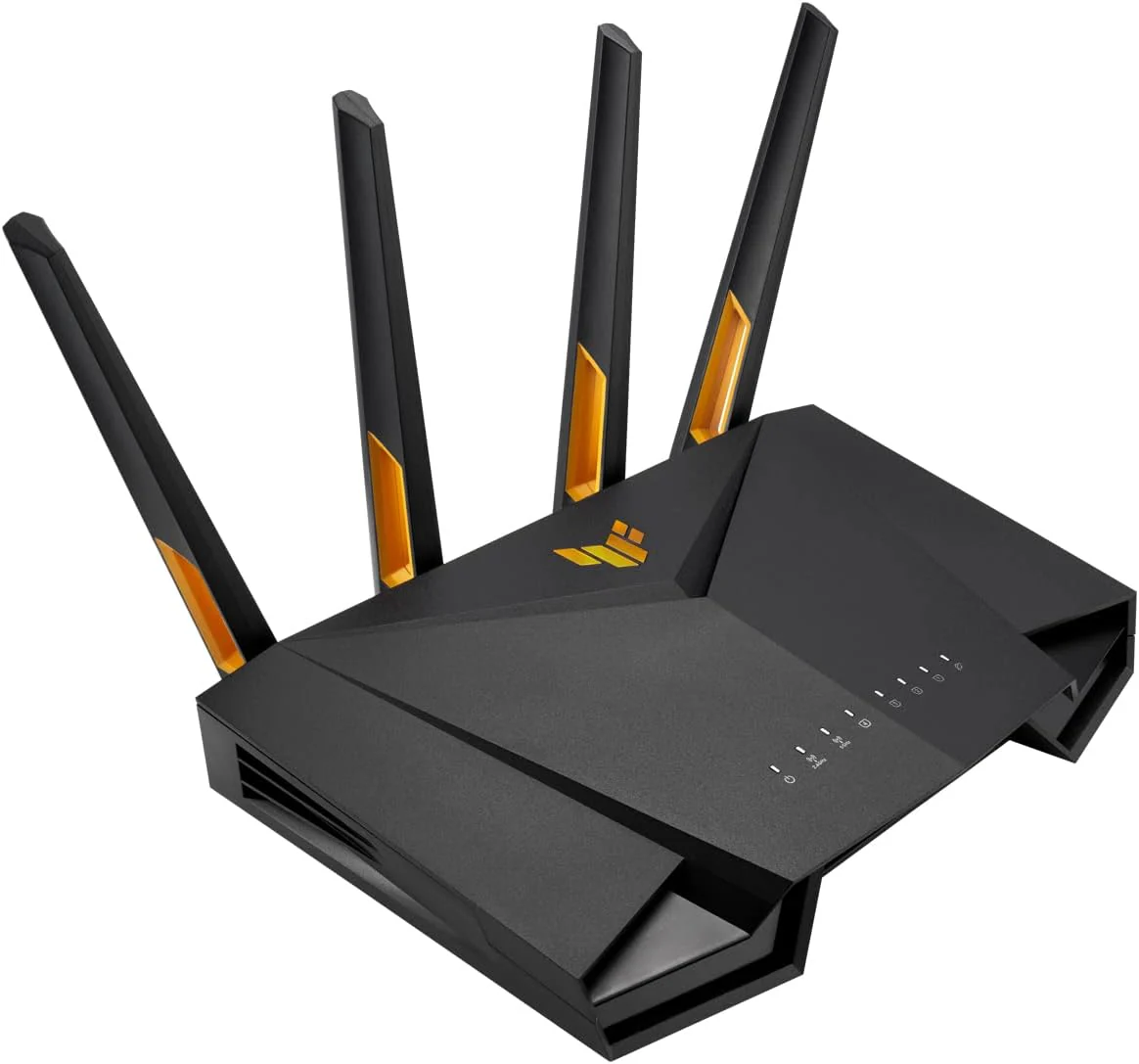 ASUS TUF Gaming AX3000 V2 Dual Band WLAN kombinierbarer Router (Tethering als 4G und 5G Router-Ersatz, WiFi 6, bis zu 3000 Mbit/s, Mobile Game Mode, 2,5Gbit/s Port, AiMesh, AiProtection Pro) - Image 4