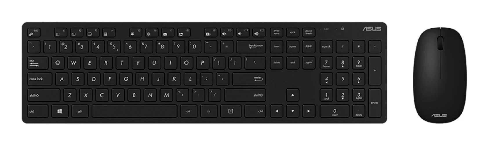 Asus W5000 Wireless Tastatur und Maus deutsches Layout schwarz - Image 2