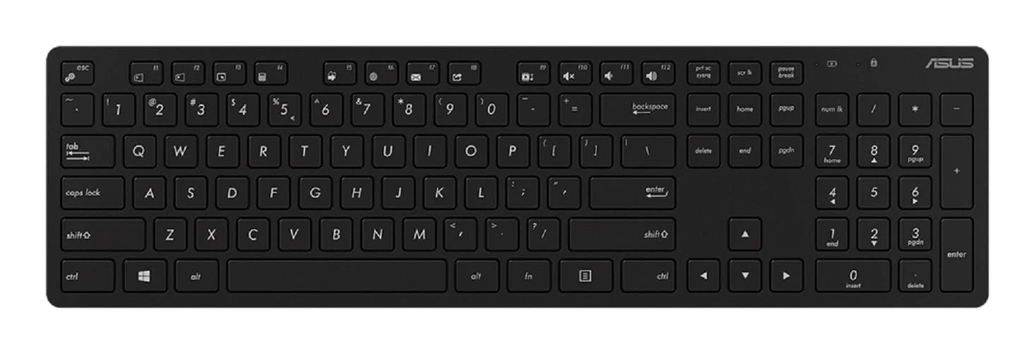 Asus W5000 Wireless Tastatur und Maus deutsches Layout schwarz - Image 4