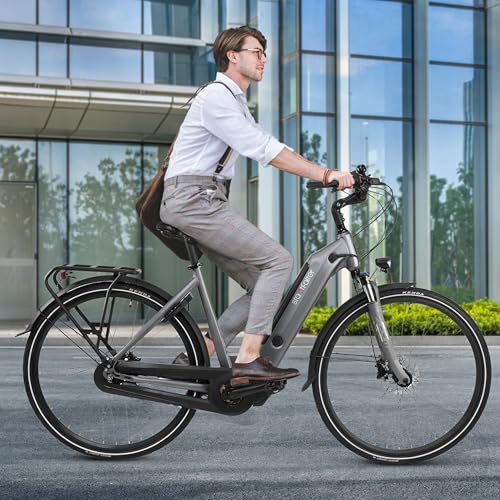 AsVIVA E-Bike B14 Stadtfalter 28 Zoll Citybike - Hollandrad für Damen & Herren | Elektrofahrrad Pedelec 25km/h | Tiefeinsteiger | 250W Motor - 36V 17.5 Ah mit bis zu 150 km Reichweite - Image 2