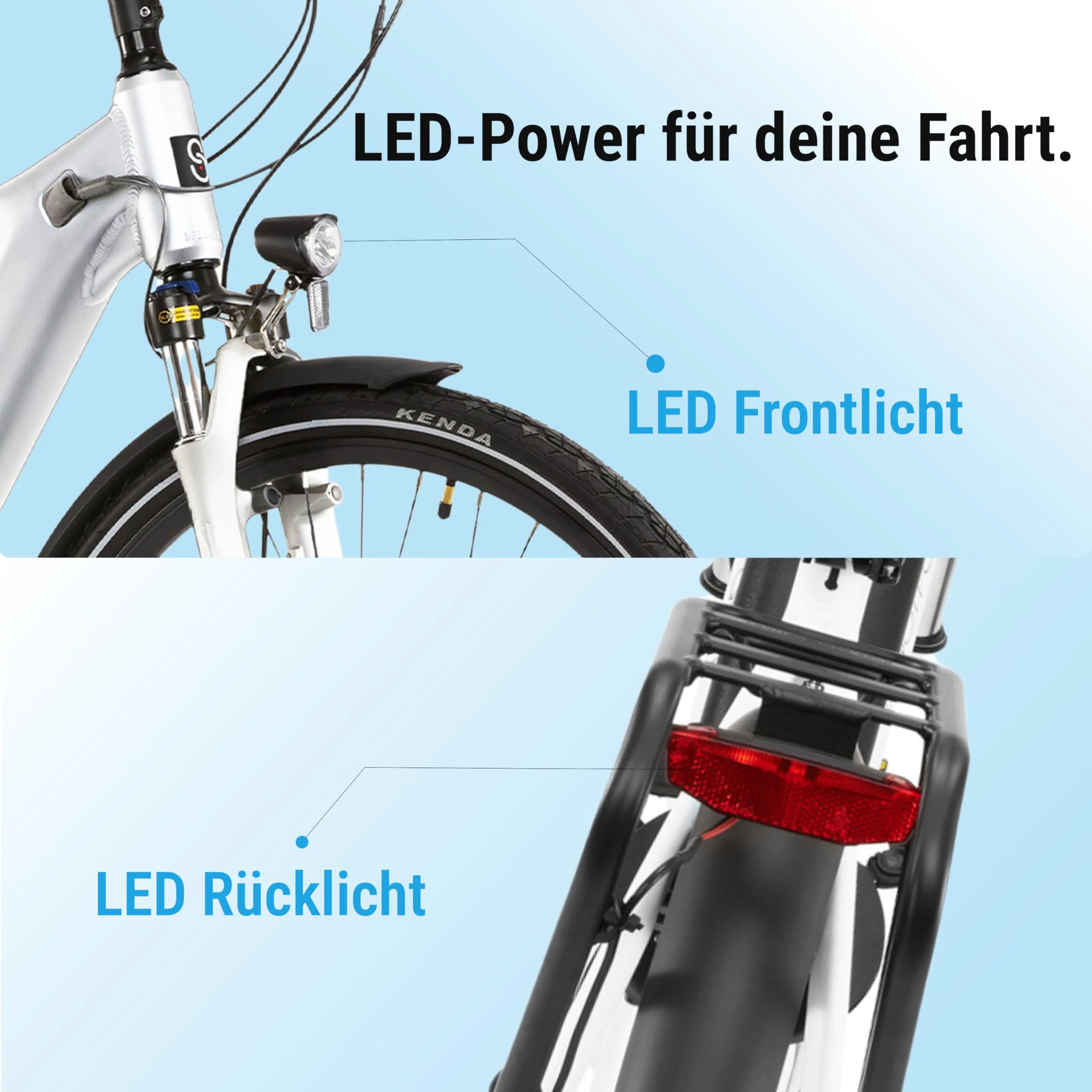 AsVIVA E-Bike B14 Stadtfalter 28 Zoll Citybike - Hollandrad für Damen & Herren | Elektrofahrrad Pedelec 25km/h | Tiefeinsteiger | 250W Motor - 36V 17.5 Ah mit bis zu 150 km Reichweite - Image 3