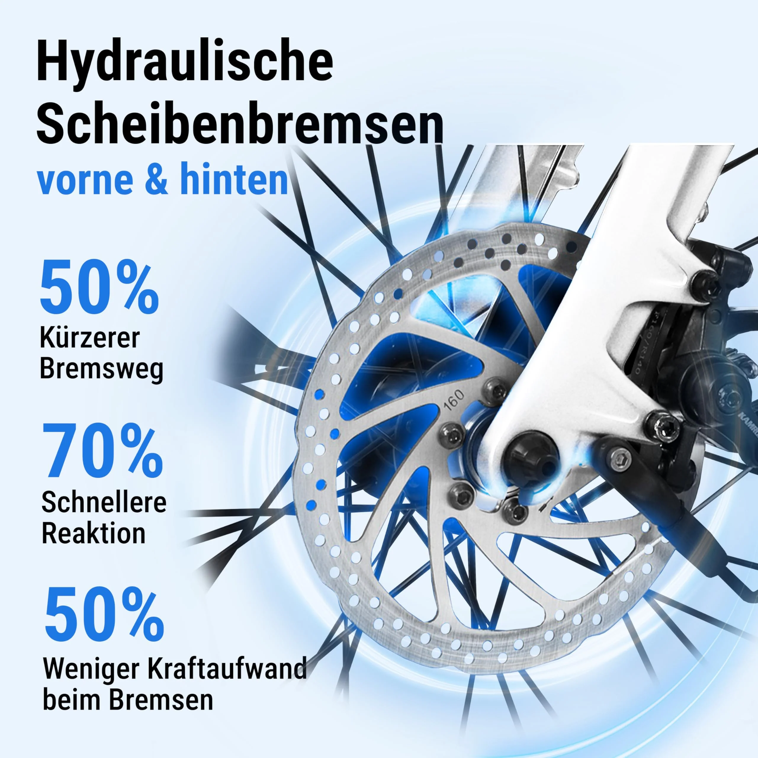 AsVIVA E-Bike B14 Stadtfalter 28 Zoll Citybike - Hollandrad für Damen & Herren | Elektrofahrrad Pedelec 25km/h | Tiefeinsteiger | 250W Motor - 36V 17.5 Ah mit bis zu 150 km Reichweite - Image 6