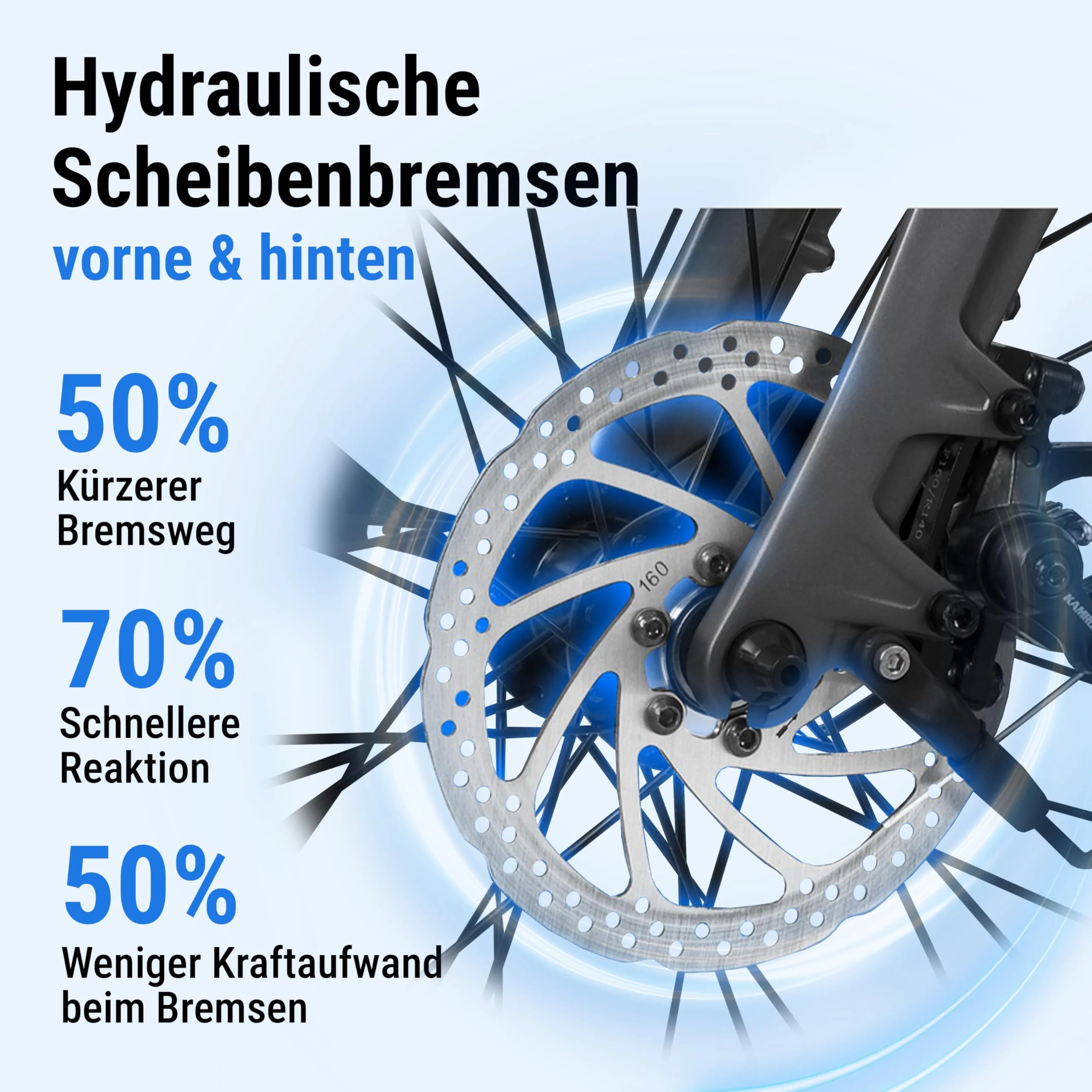 AsVIVA E-Bike B14 Stadtfalter 28 Zoll Citybike - Hollandrad für Damen & Herren | Elektrofahrrad Pedelec 25km/h | Tiefeinsteiger | 250W Motor - 36V 17.5 Ah mit bis zu 150 km Reichweite - Image 6
