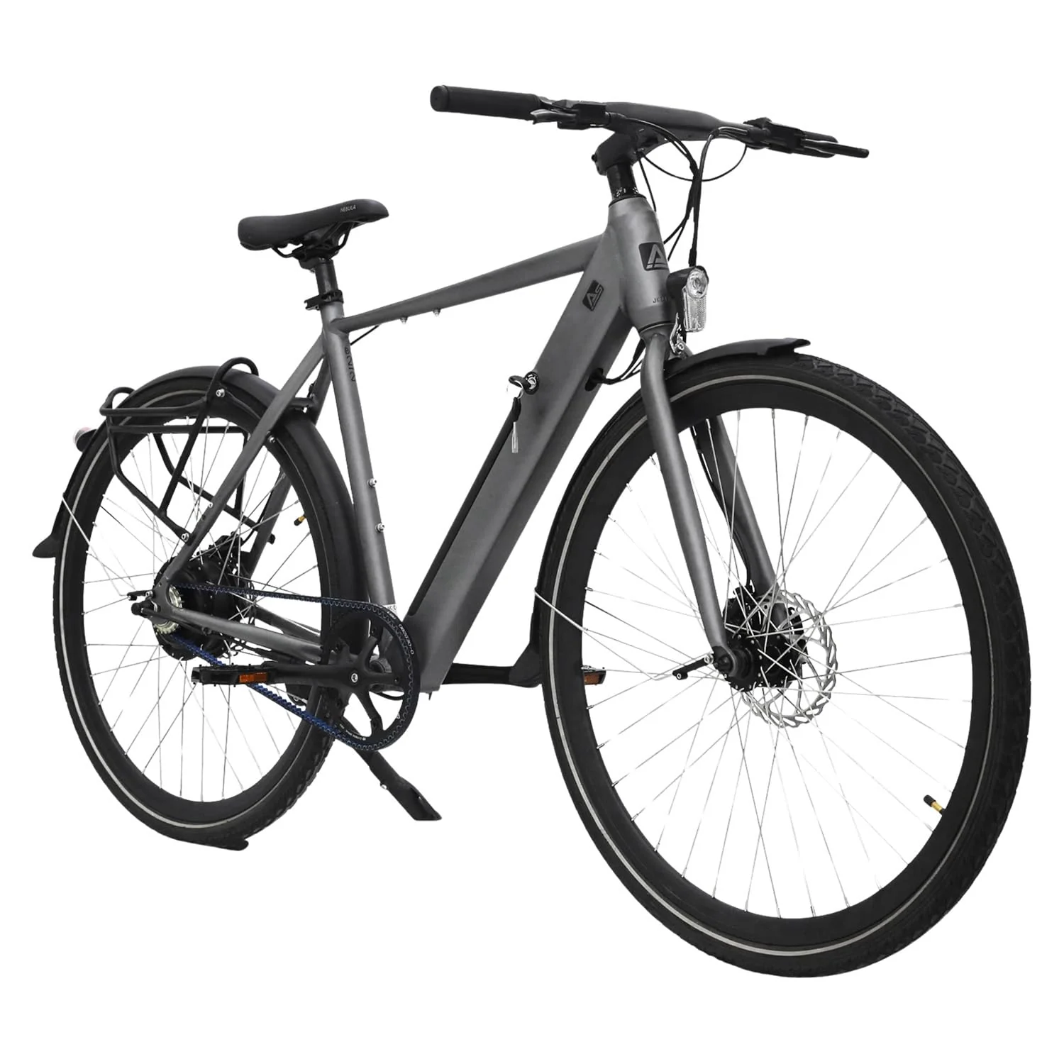 AsVIVA E-Bike BC1-B 28 Zoll – Pedelec Elektrofahrrad mit 250W Bafang Heckmotor, 10,5Ah Akku, Riemenantrieb, hydraulische Scheibenbremsen, LED-Beleuchtung, USB-Ladefunktion - Image 2