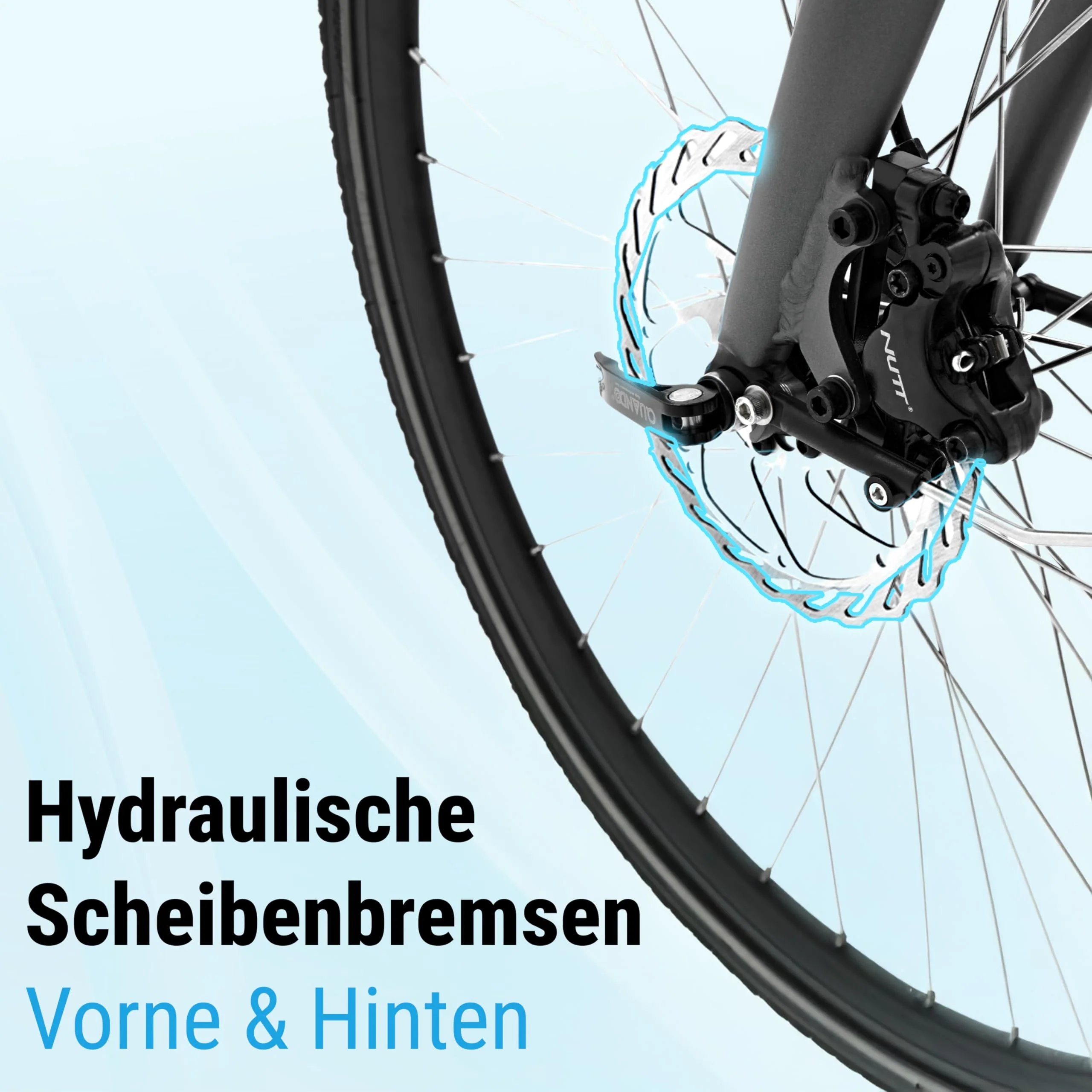 AsVIVA E-Bike BC1-C 28 Zoll – Pedelec Elektrofahrrad mit 250W Bafang Heckmotor, 10,5Ah Akku, 7-Gang Kettenschaltung, hydraulische Scheibenbremsen, LED-Beleuchtung, USB-Ladefunktion - Image 7