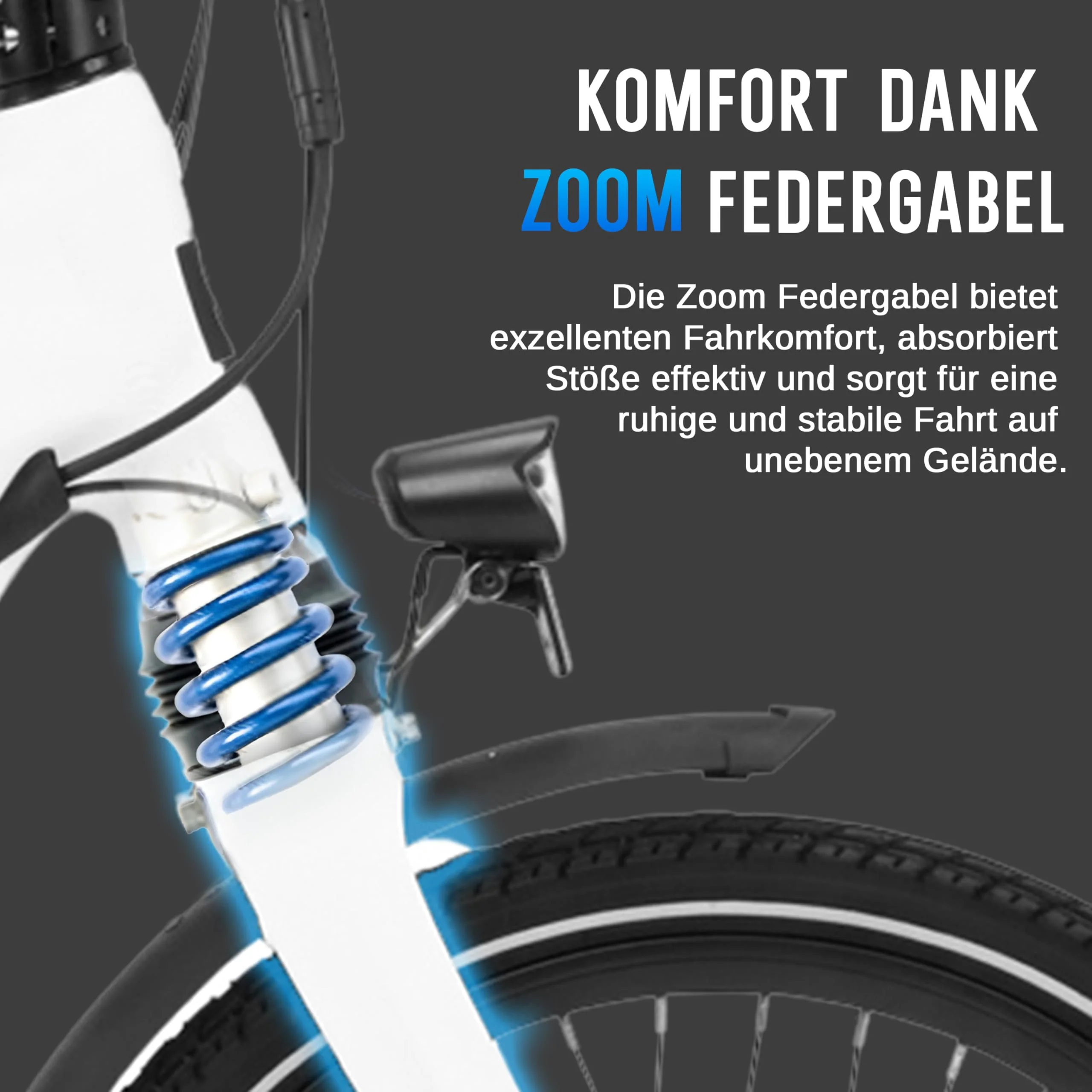 AsVIVA E-Bike Klapprad 20 Zoll – faltbares Pedelec für Erwachsene, 14,0Ah Samsung Akku, bis 100 km Reichweite, 25 km/h – leichtes E-Faltrad für Damen & Herren – elektrisch & kompakt (Weiß) - Image 7