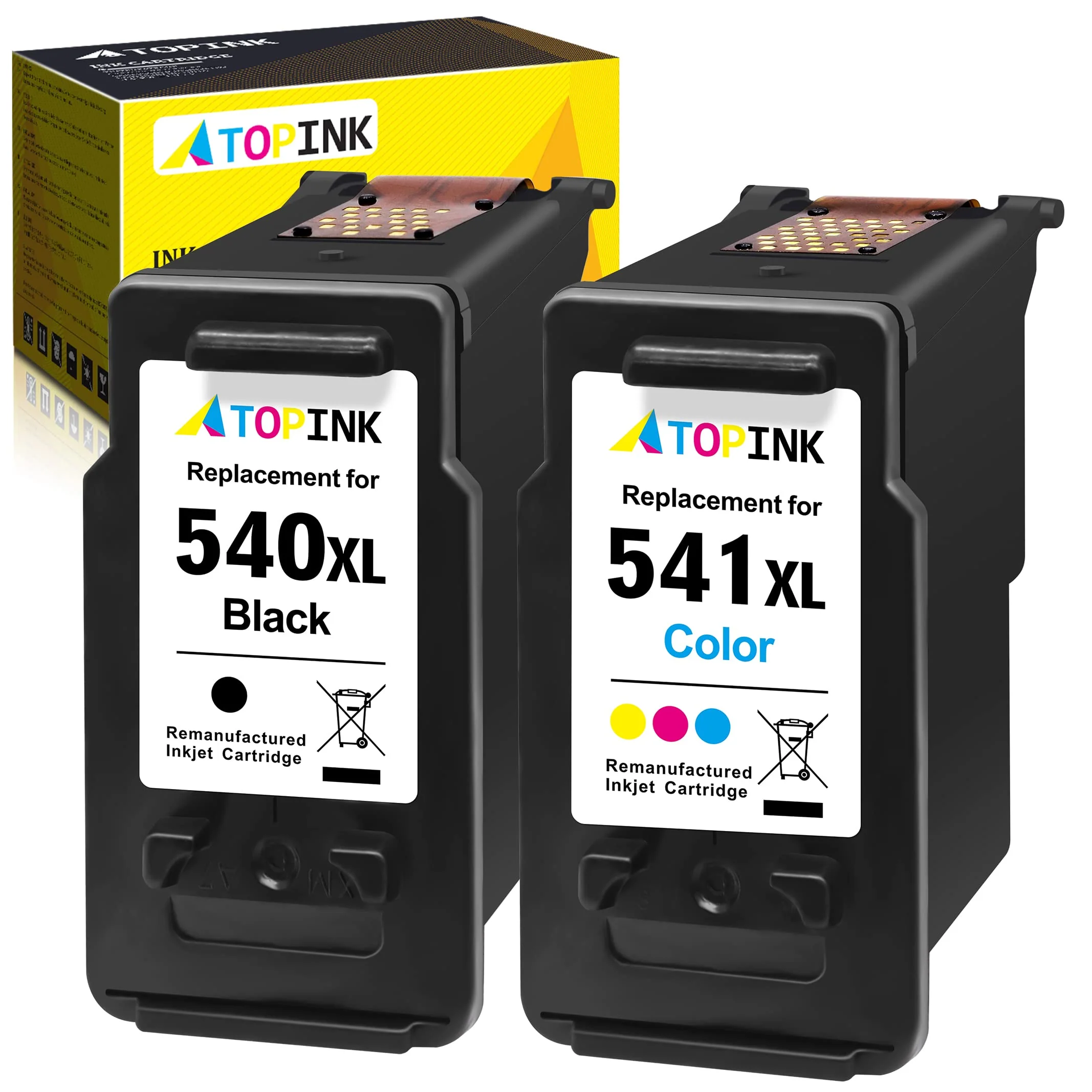 ATOPINK 540 541 Druckerpatronen, 540 541 Multipack XL kompatibel für Canon Druckerpatronen 540 541, PG-540XL CL-541XL kompatibel für Canon Pixma MG3650S TS5150 MG4250 MG3550 TS5151 MG3650 MX475 - Image 5