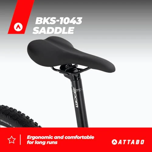 ATTABO Herrenfahrrad Alpe 3.0 mit Aluminiumrahmen 21" Ergonomischer Lenker Hydraulische Scheibenbremsen Blau Mountainbike mit 29" Rädern mit Zubehör Verstellbarer Sattel 24-Gang Schaltung - Image 3