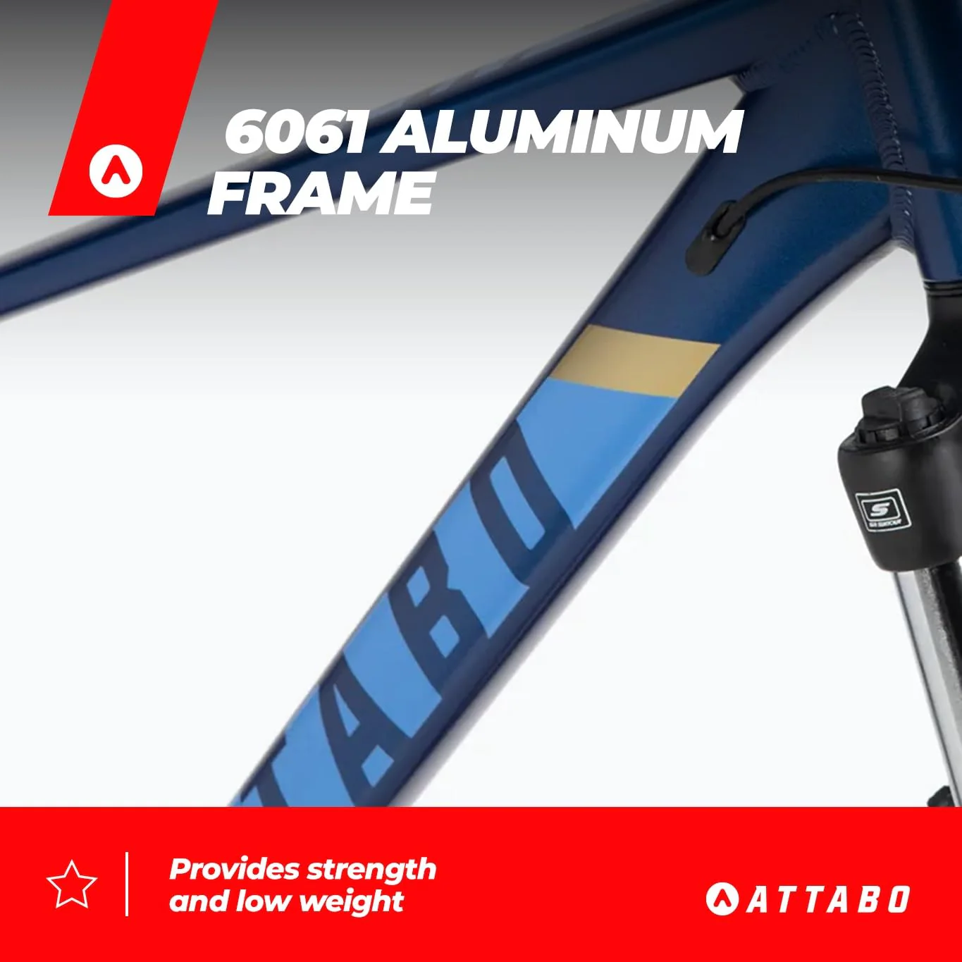 ATTABO Herrenfahrrad Alpe 3.0 mit Aluminiumrahmen 21" Ergonomischer Lenker Hydraulische Scheibenbremsen Blau Mountainbike mit 29" Rädern mit Zubehör Verstellbarer Sattel 24-Gang Schaltung - Image 7