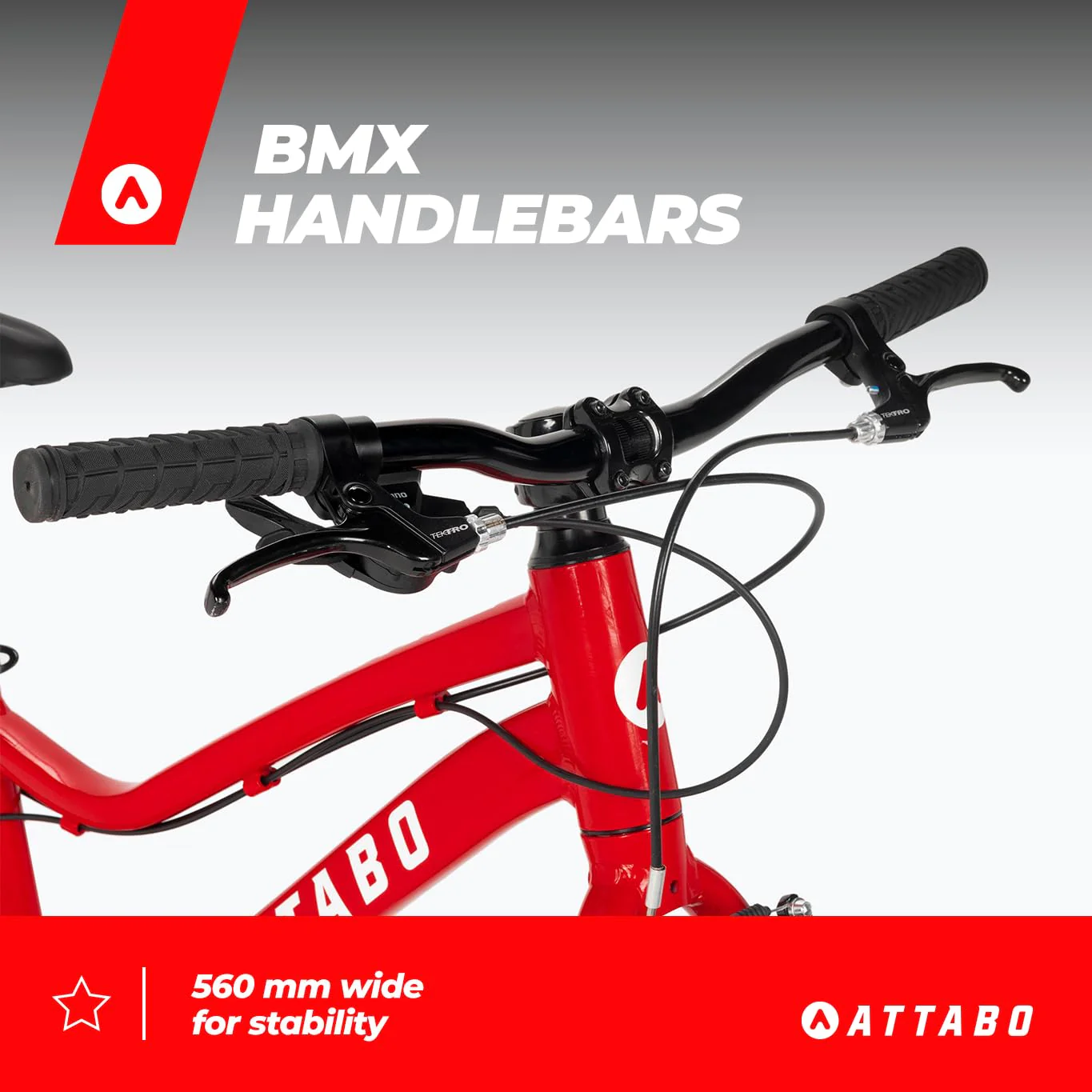 ATTABO Kinderfahrrad Ease 20″ – Leichter 6061‑Alurahmen & Gabel, ergonomischer 560 mm BMX‑Lenker, Shimano Altus 7‑Gang, Kenda 20×1,75″ Reifen, TEKTRO V‑Bremsen, Memory‑Sattel, Rot - Image 7