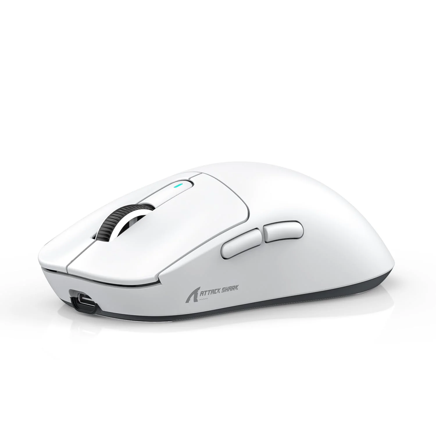 ATTACK SHARK X3MAX 49g Superlight Mouse, PixArt PAW3950 Gaming Sensor, BT/2.4G Wireless/Wired Gaming Mouse, 6 Adjustable DPI up to 42000, 200 Hrs Battery, Office Mice for Win11/Xbox/PS/Mac (White) - Image 4