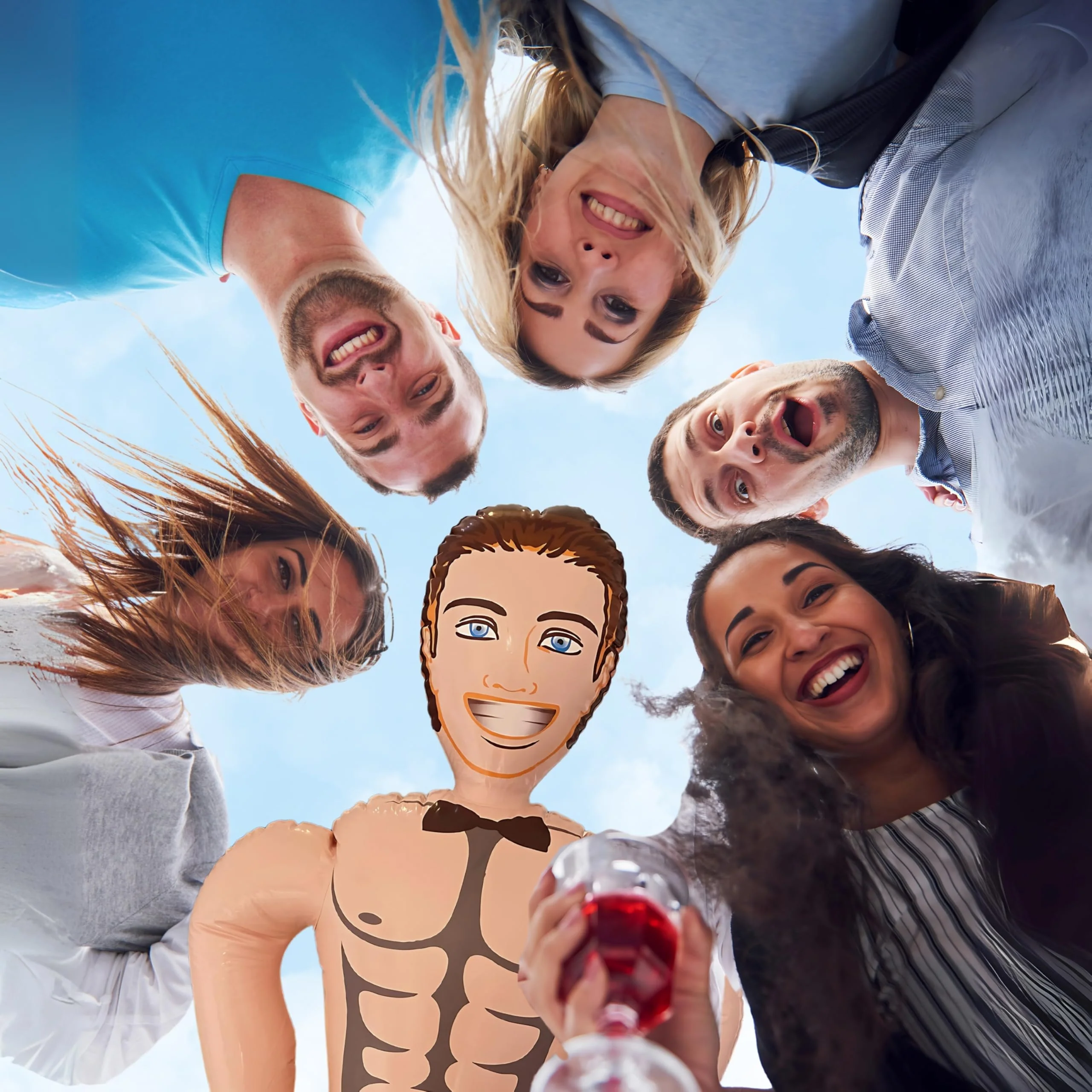 Aufblasbare Gummipuppe für Frauen – JGA Junggesellinnenabschied Frauen – Scherzartikel – Lebensgröße 150 cm - Rocky Romance - Image 2