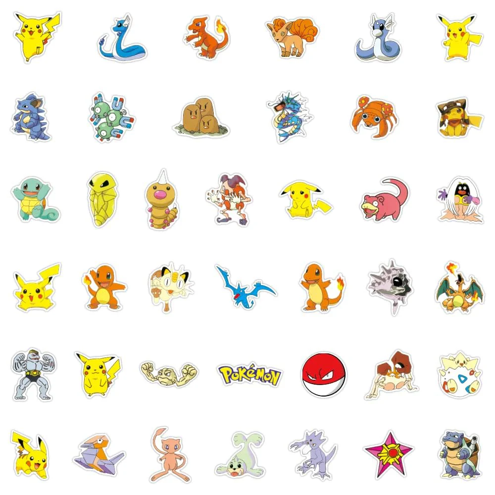 Aufkleber Kinder, 100 Stück Wasserfeste Stickers für Skateboards, Helme, Water Bottle, Tablets, Schultaschen, Kühlschränke, Fahrräder, Türen, Tischplatten - Image 3
