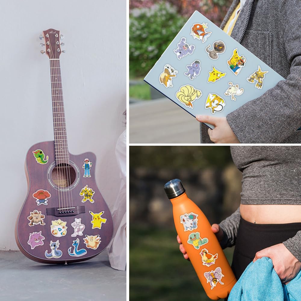 Aufkleber Kinder, 100 Stück Wasserfeste Stickers für Skateboards, Helme, Water Bottle, Tablets, Schultaschen, Kühlschränke, Fahrräder, Türen, Tischplatten - Image 5