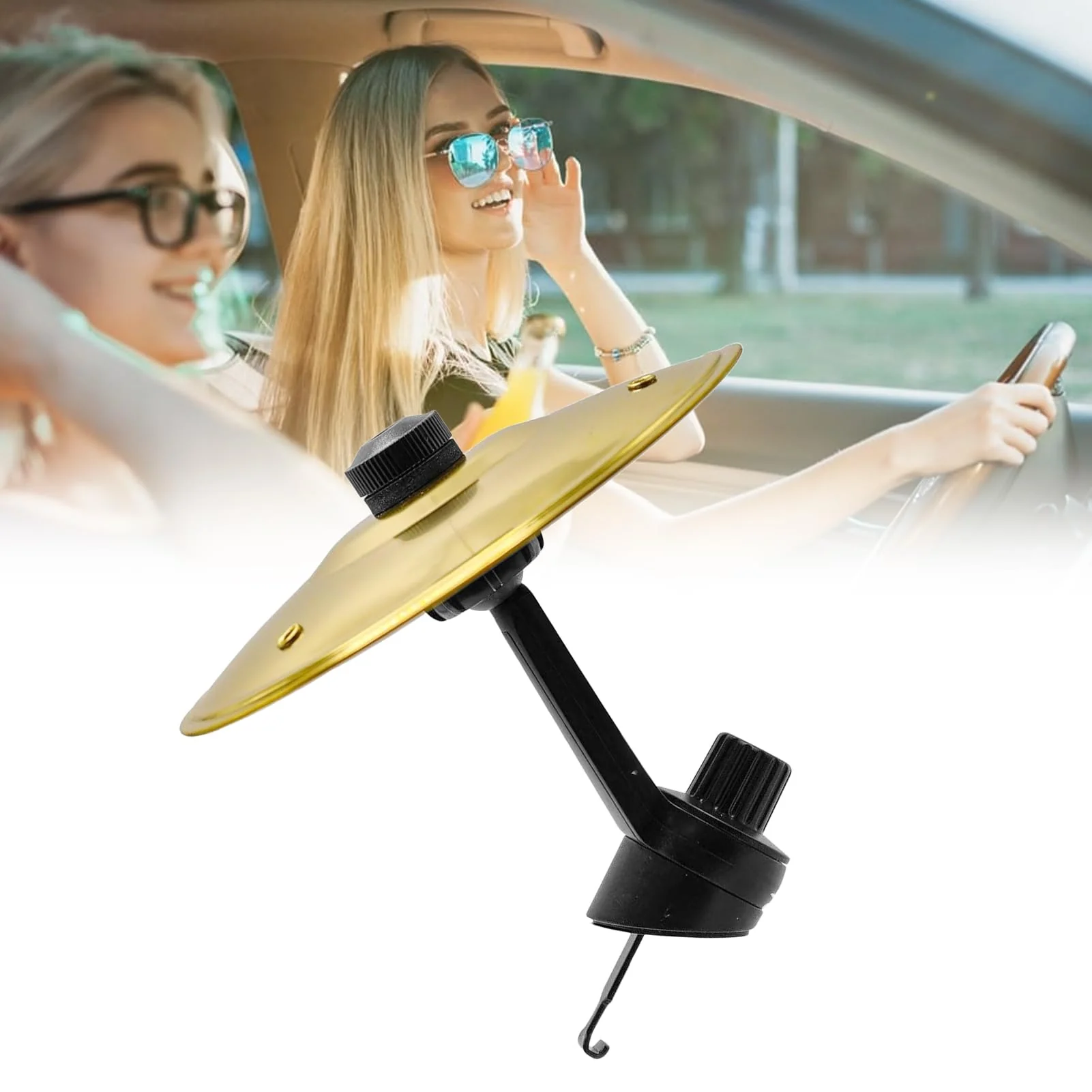 Auto Crash Becken Air Vent | Finger Becken Auto Vent Clips | Metall Autounfall Schlagzeug Musikinstrumente Ornamente | Handtrommel Schlaginstrumente Deko für Autos Luftschleifer Zubehör - Image 4