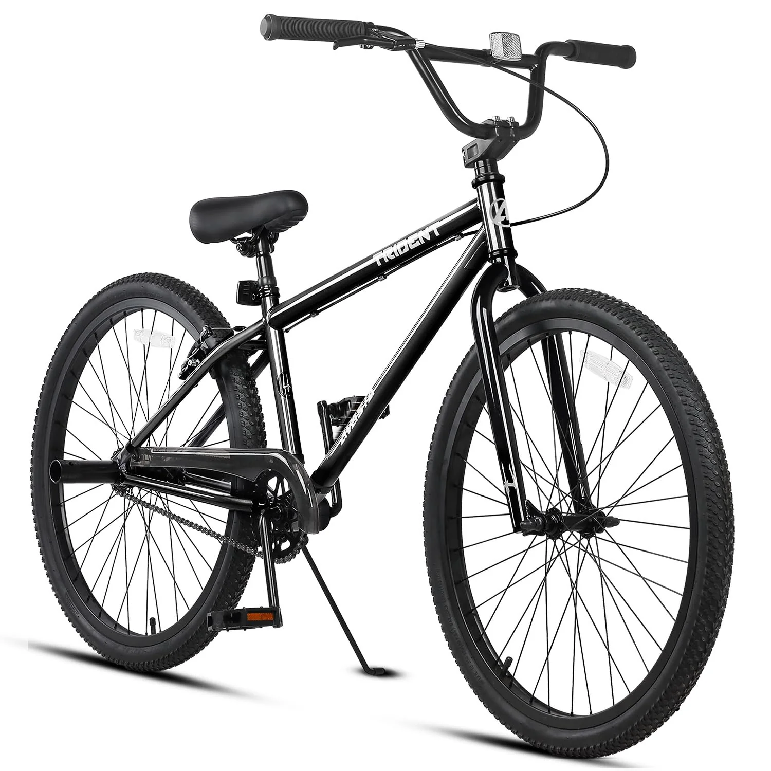 AVASTA 24 Zoll BMX Fahrräder Freestyle für Anfänger und Fortgeschrittene mit 2 Pegs Trick Cycling und Professional Riding,Schwarz - Image 2