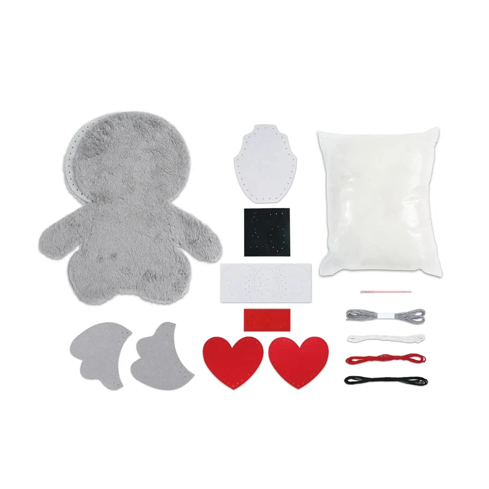 Avenir 6301618 DIY Nähset, Sewing Koala, Bastelset für Kinder, Kreativ-Set, ab 6 Jahren, Mittel - Image 5