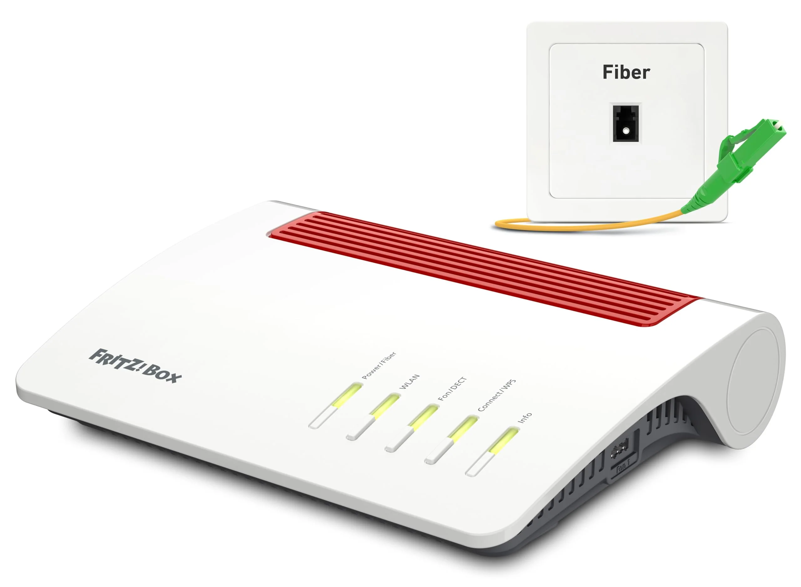 AVM FRITZ!Box 5590 Fiber | Router für einen Glasfaseranschluss (Wi-Fi 6, bis 2.400 MBit/s (5 GHz) und 1.200 MBit/s (2,4 GHz), WLAN Mesh, DECT-Basis, 2,5-Gigabit-LAN-Port, geeignet für Deutschland) - Image 3