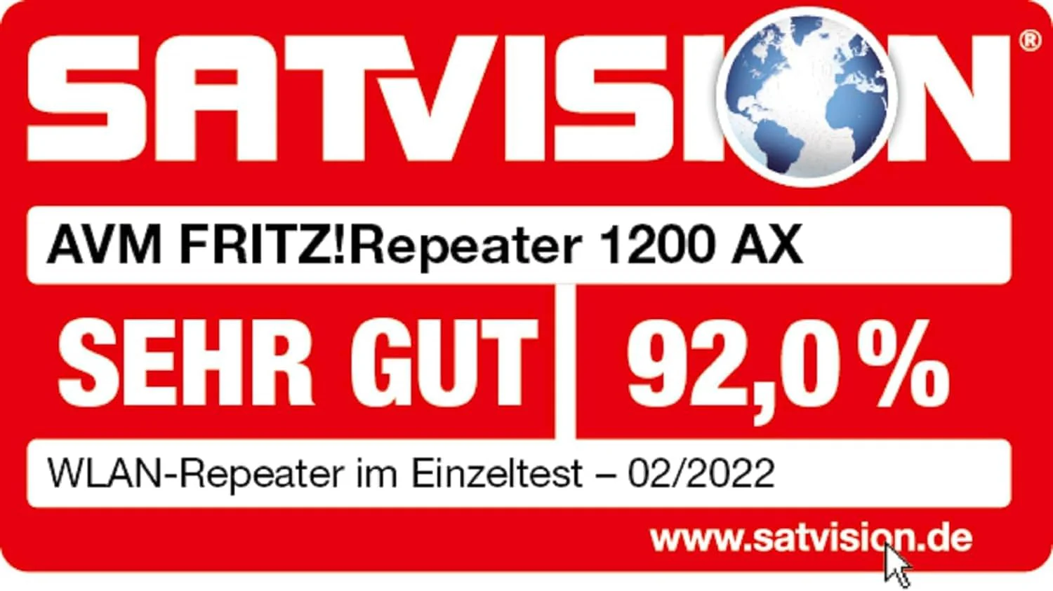 AVM Fritz!Repeater 1200 AX (Wi-Fi 6 Repeater mit Zwei Funkeinheiten: 5 GHz-Band (bis zu 2.400 MBit/s), 2,4 GHz-Band (bis zu 600 MBit/s), deutschsprachige Version) - Image 2