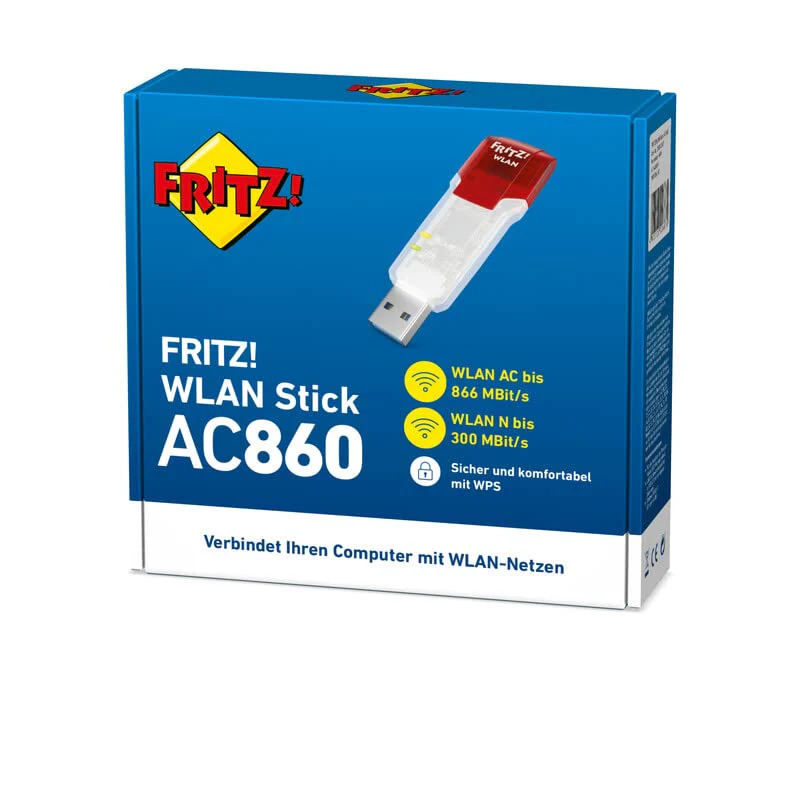 AVM FRITZ!WLAN Stick AC 860 (866 MBit/s (5 GHz), 300 MBit/s, WLAN N, 2,4 GHz, WPA2) deutschsprachige Version - Image 5