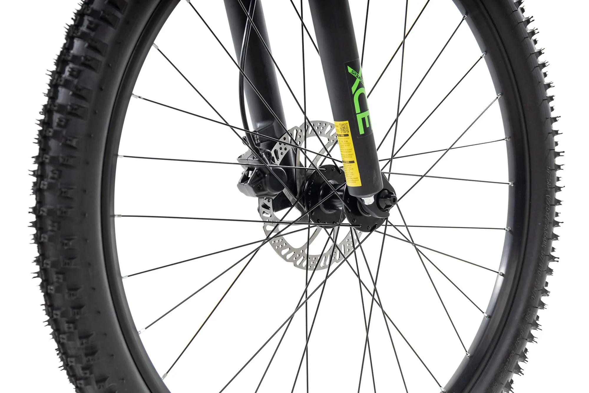 Axess Brash Mountainbike | MTB-Hardtail | 16-Gang Schaltung | Hydraulische Scheibenbremsen, Farbe:matt Black, Rahmengröße:14 Zoll, Laufradgröße:27.5 Zoll - Image 6