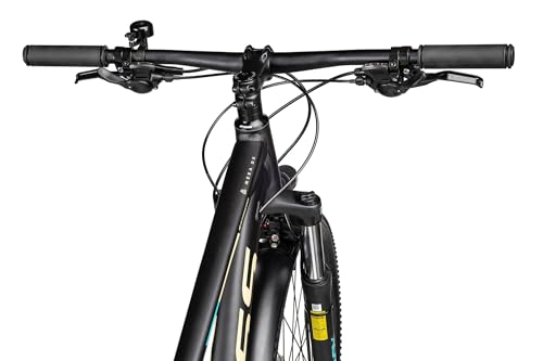 Axess MEEA DX ATB | Damen-Mountainbike | MTB-Hardtail | 16-Gang Schaltung | hydraulische Scheibenbremsen | Straßenausstattung, Farbe:matt Black, Rahmengröße:16 Zoll - Image 7