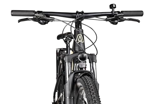 Axess MEEA DX ATB | Damen-Mountainbike | MTB-Hardtail | 16-Gang Schaltung | hydraulische Scheibenbremsen | Straßenausstattung, Farbe:matt Black, Rahmengröße:16 Zoll - Image 8