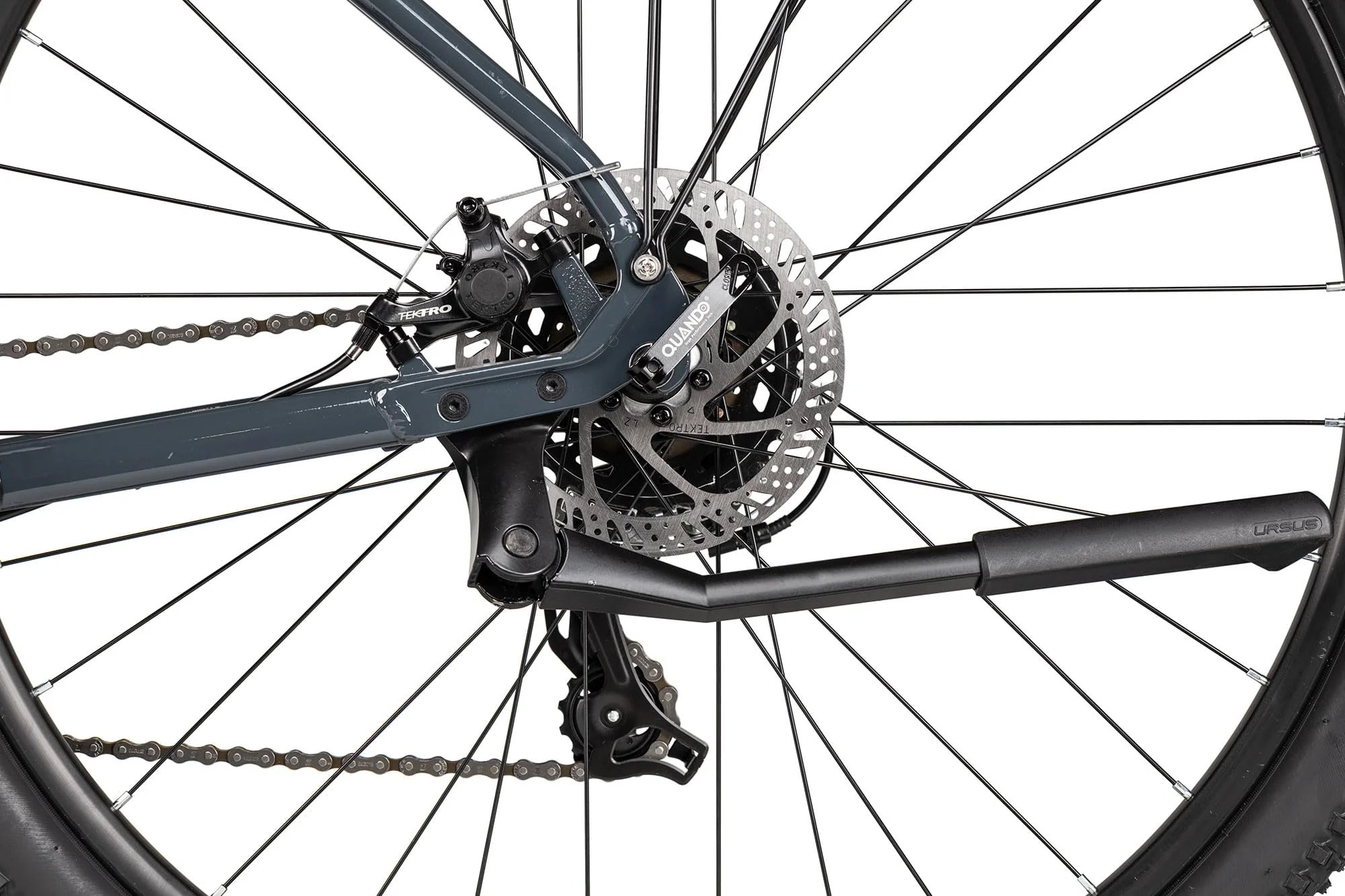 Axess Sandee ATB | straßentaugliches Herren-Mountainbike | MTB-Hardtail | 14-Gang Schaltung | Mechanische Scheibenbremsen, Farbe:Grey, Rahmengröße:19 Zoll - Image 2