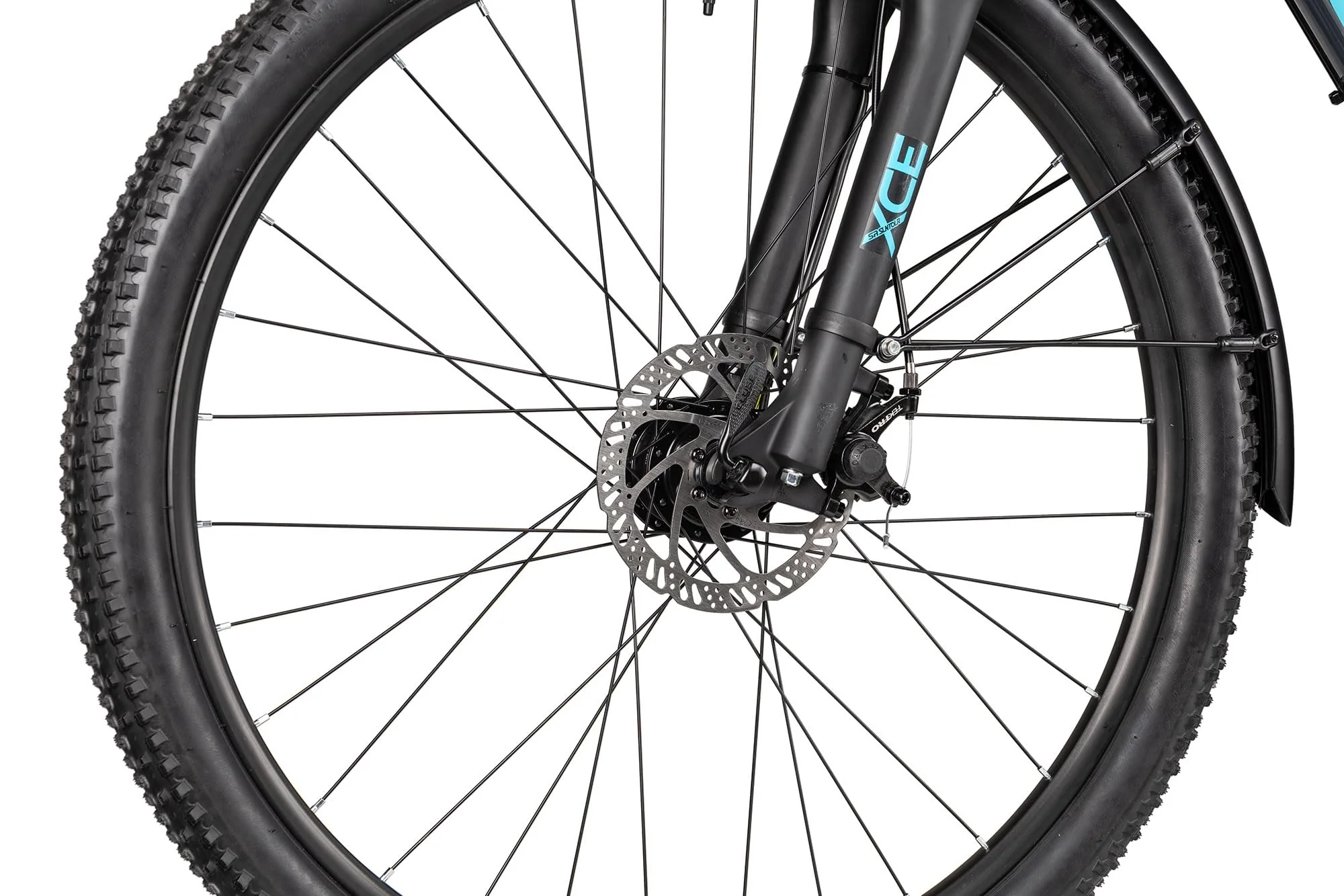 Axess Sandee ATB | straßentaugliches Herren-Mountainbike | MTB-Hardtail | 14-Gang Schaltung | Mechanische Scheibenbremsen, Farbe:Grey, Rahmengröße:19 Zoll - Image 6