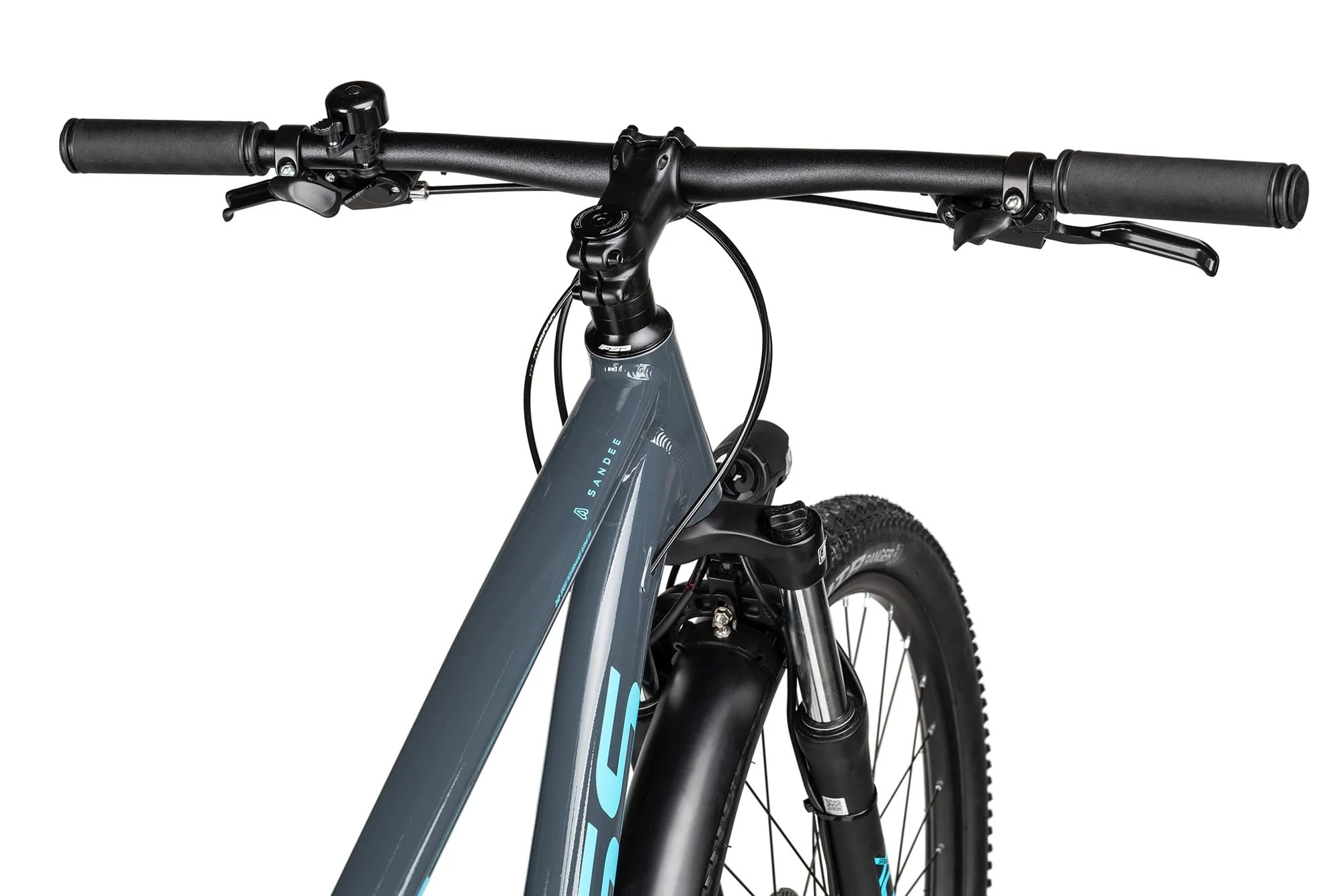 Axess Sandee ATB | straßentaugliches Herren-Mountainbike | MTB-Hardtail | 14-Gang Schaltung | Mechanische Scheibenbremsen, Farbe:Grey, Rahmengröße:19 Zoll - Image 7