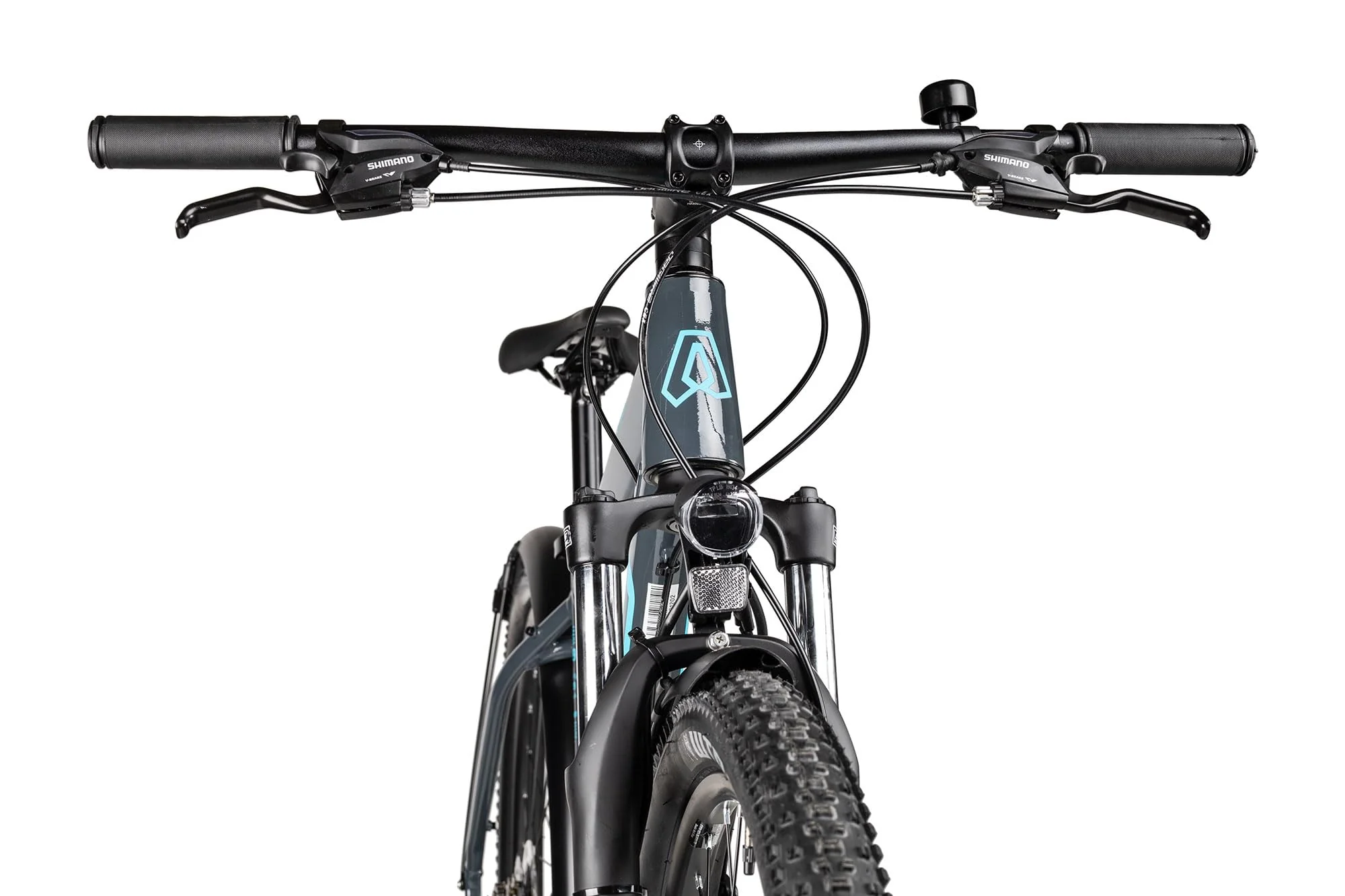 Axess Sandee ATB | straßentaugliches Herren-Mountainbike | MTB-Hardtail | 14-Gang Schaltung | Mechanische Scheibenbremsen, Farbe:Grey, Rahmengröße:19 Zoll - Image 8