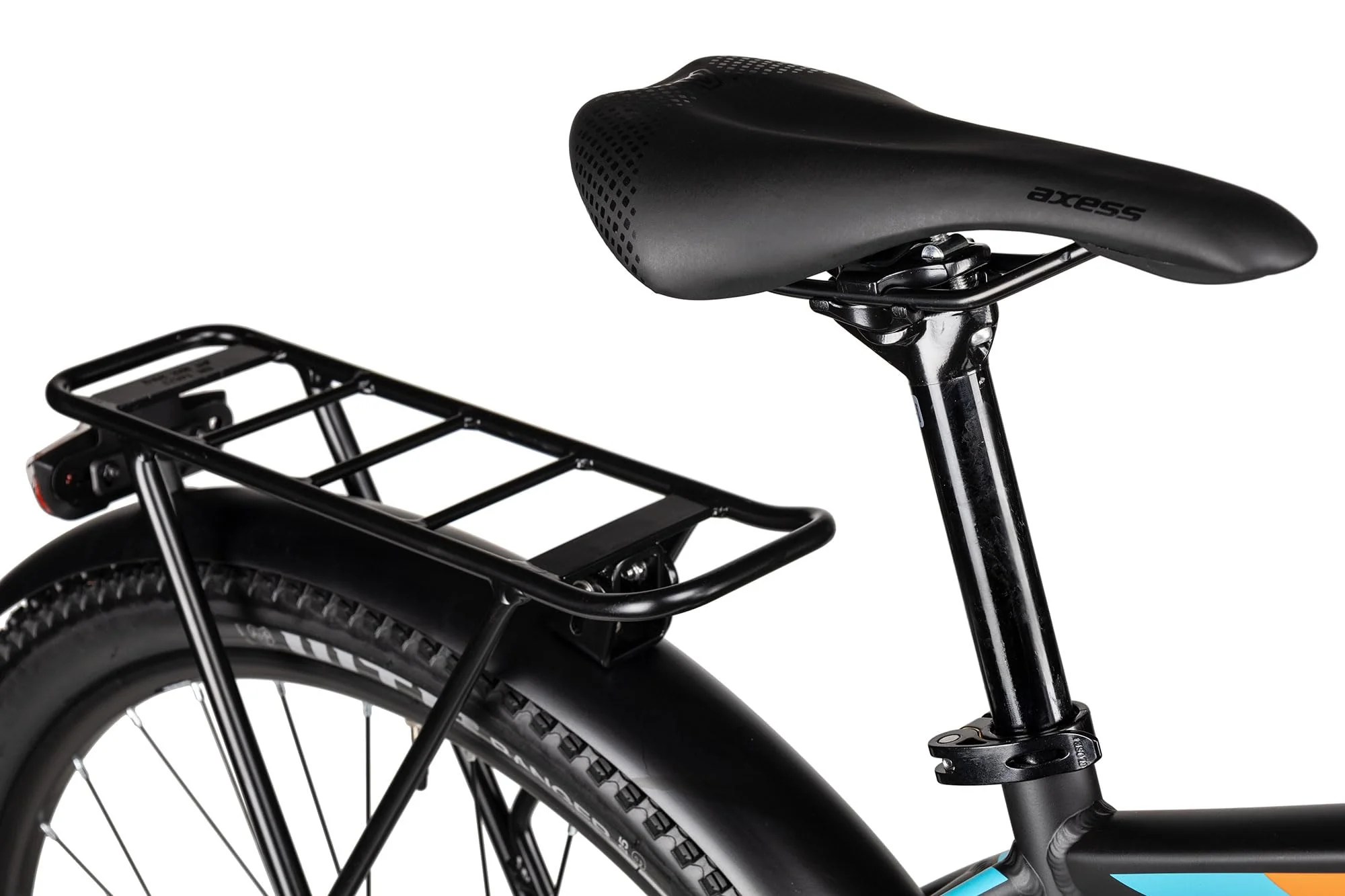 Axess Sandee DX ATB Mountainbike | MTB-Hardtail | 16-Gang Schaltung | hydraulische Scheibenbremsen | Straßenausstattung, Farbe:matt Black, Rahmengröße:16 Zoll - Image 4