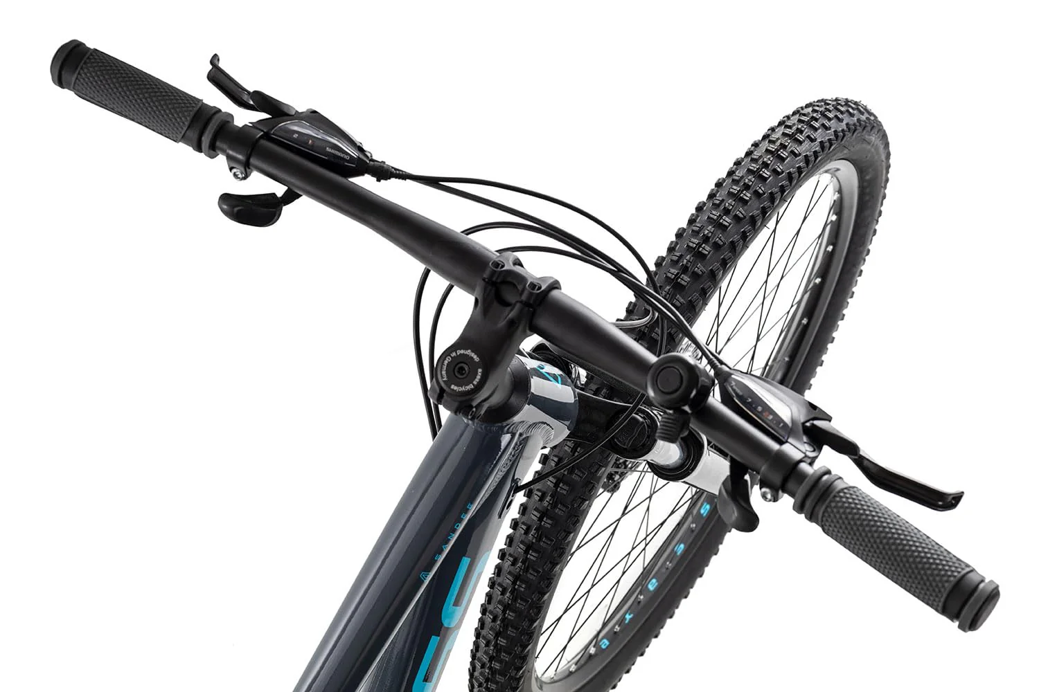 Axess Sandee Mountainbike | MTB-Hardtail | 14-Gang Schaltung | Mechanische Scheibenbremsen, Farbe:Grey, Rahmengröße:21 Zoll, Laufradgröße:29 Zoll - Image 3