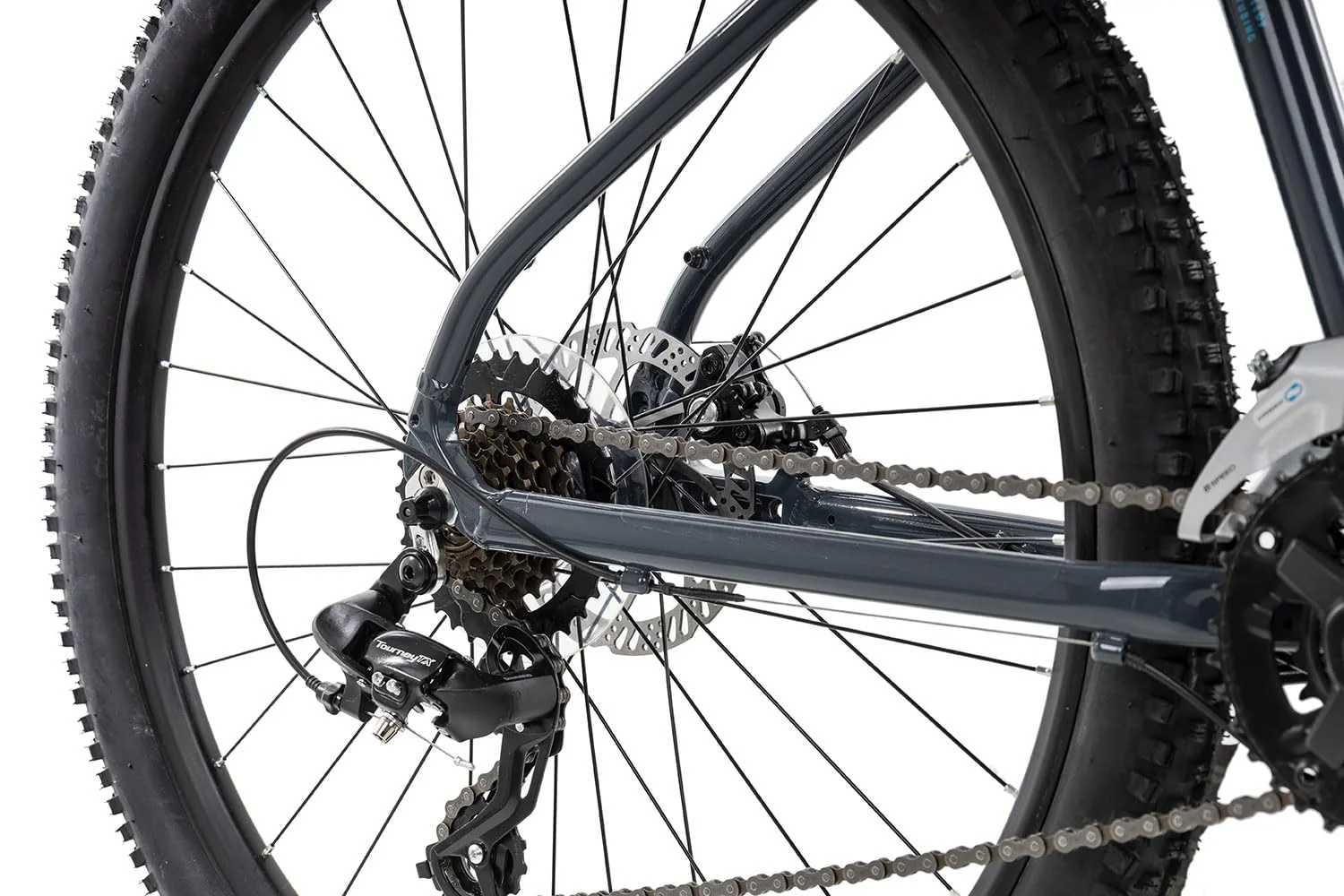 Axess Sandee Mountainbike | MTB-Hardtail | 14-Gang Schaltung | Mechanische Scheibenbremsen, Farbe:Grey, Rahmengröße:21 Zoll, Laufradgröße:29 Zoll - Image 8