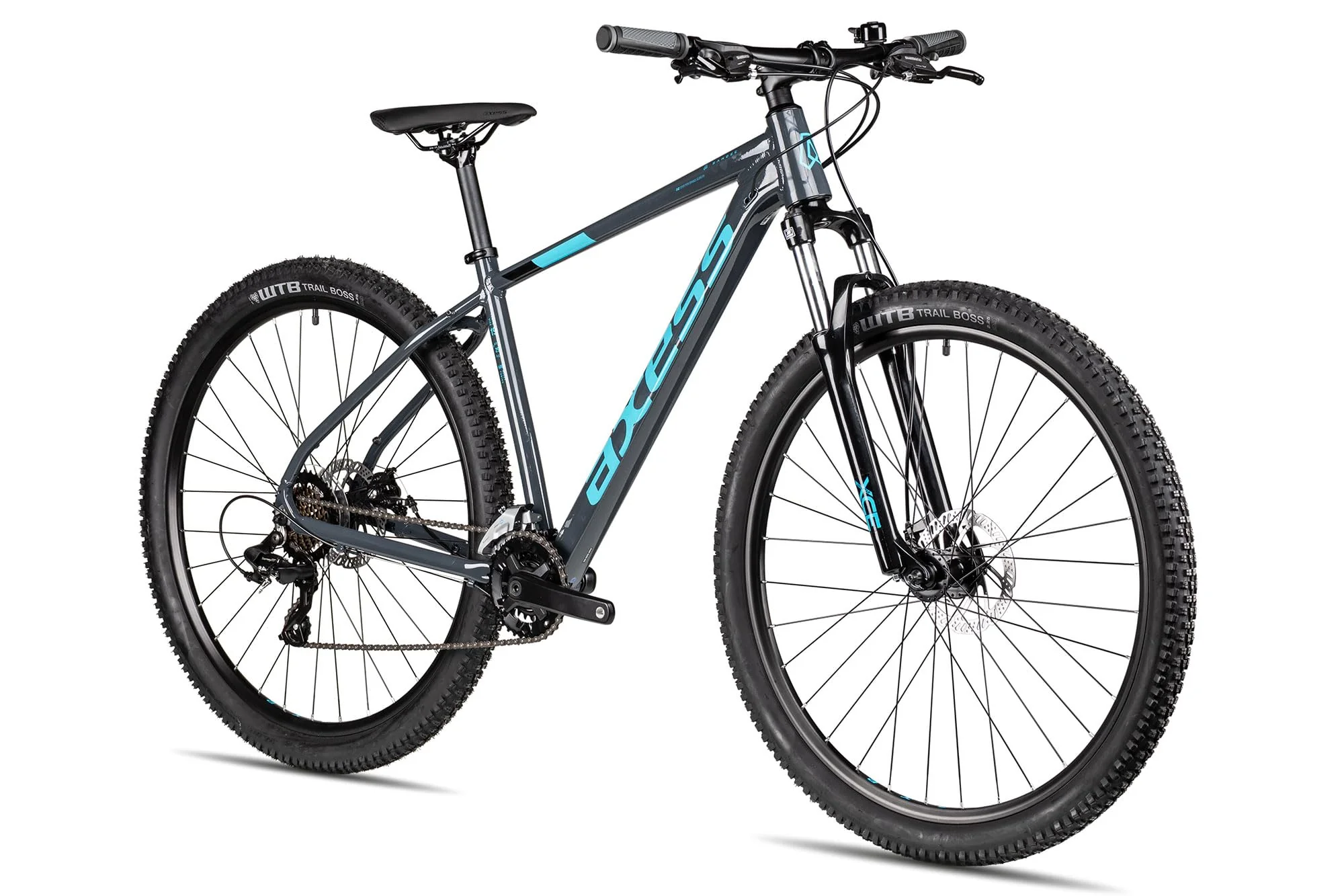 Axess Sandee Mountainbike | MTB-Hardtail | 14-Gang Schaltung | Mechanische Scheibenbremsen, Farbe:Grey, Rahmengröße:21 Zoll, Laufradgröße:29 Zoll - Image 9