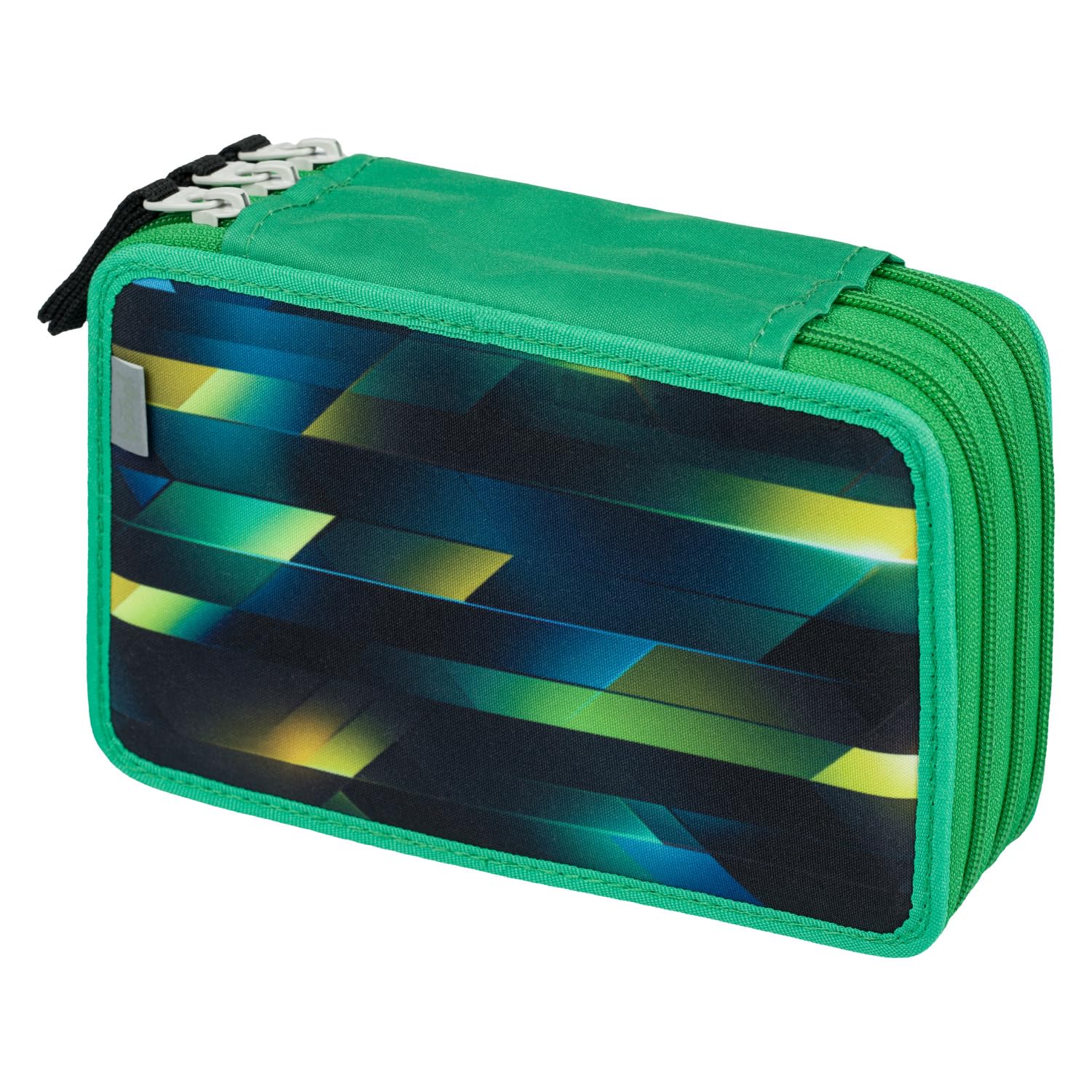Baagl 3 Fach Federmäppchen für Jungen Mädchen, Schulmäppchen für Schreibwaren, Schulsachen Federtasche, Jungen Federmappe, Mäppchen für Schule (Fußball Ball) - Image 8